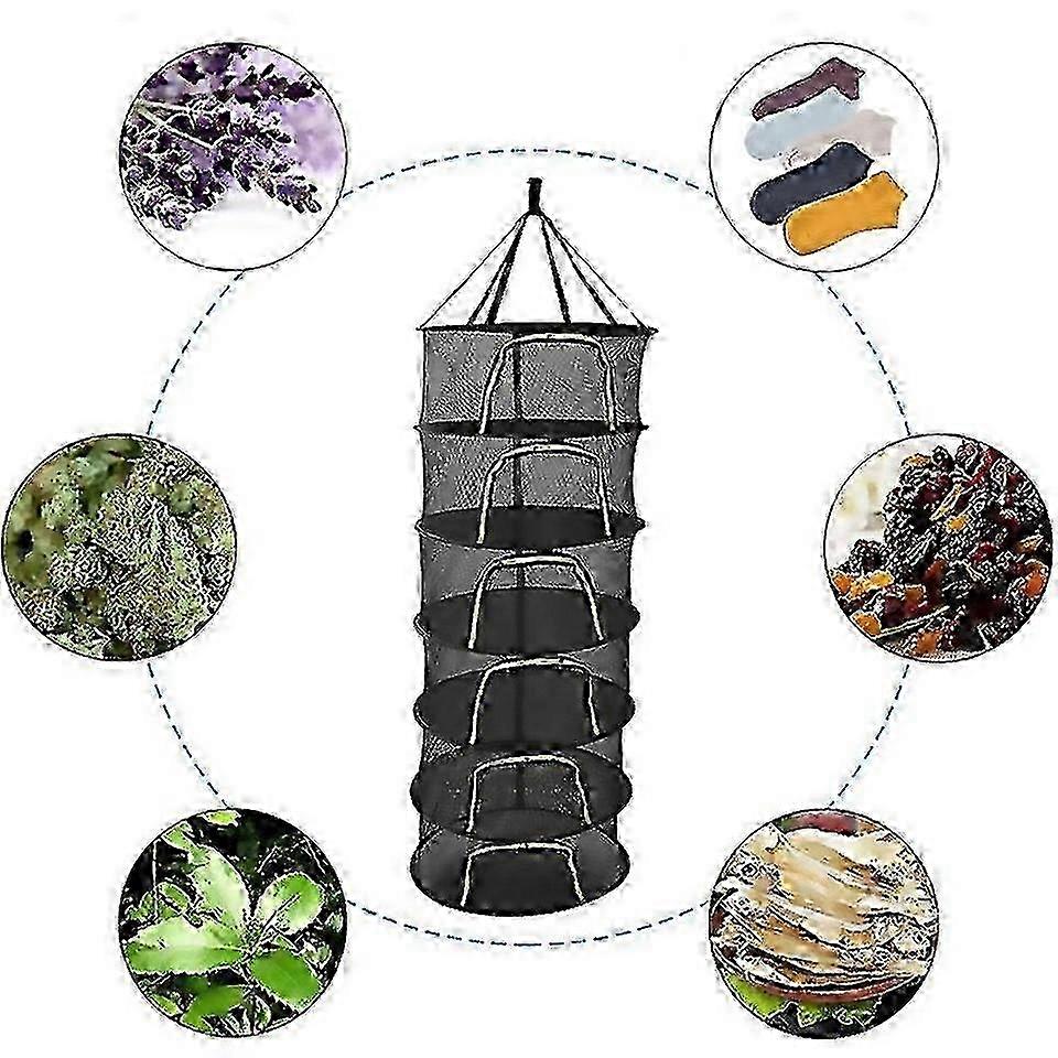 Folding Dry Rack Drying Net with 6 Layers & Fast Dry Time
