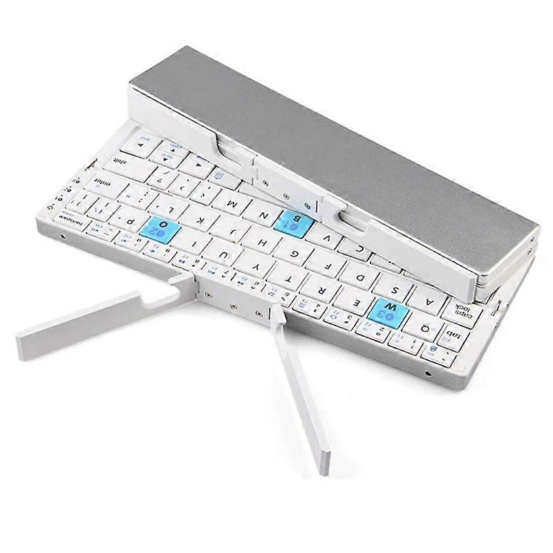 Compact Folding Keypad Bluetooth-compatible Keyboard for Multiple Devices