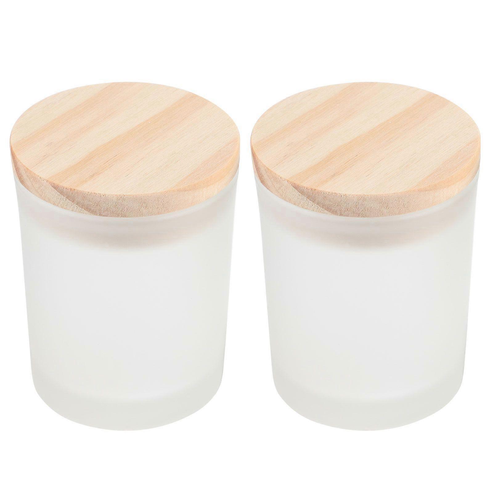 2pcs Diy Scented Candle Cups Empty Candle Cups Simple DIY Candle Containers