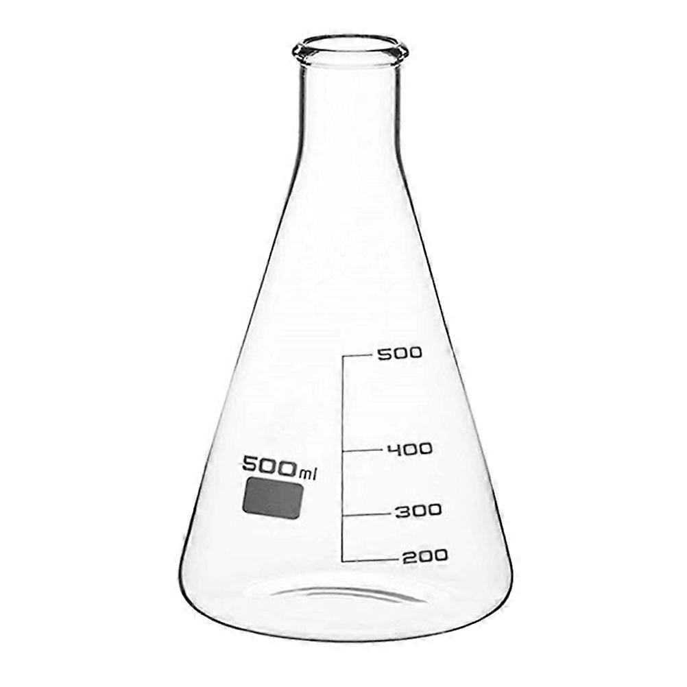 Glass Erlenmeyer Flask Large Capacity Flat Bottom Flask Laboratory Glass Flask
