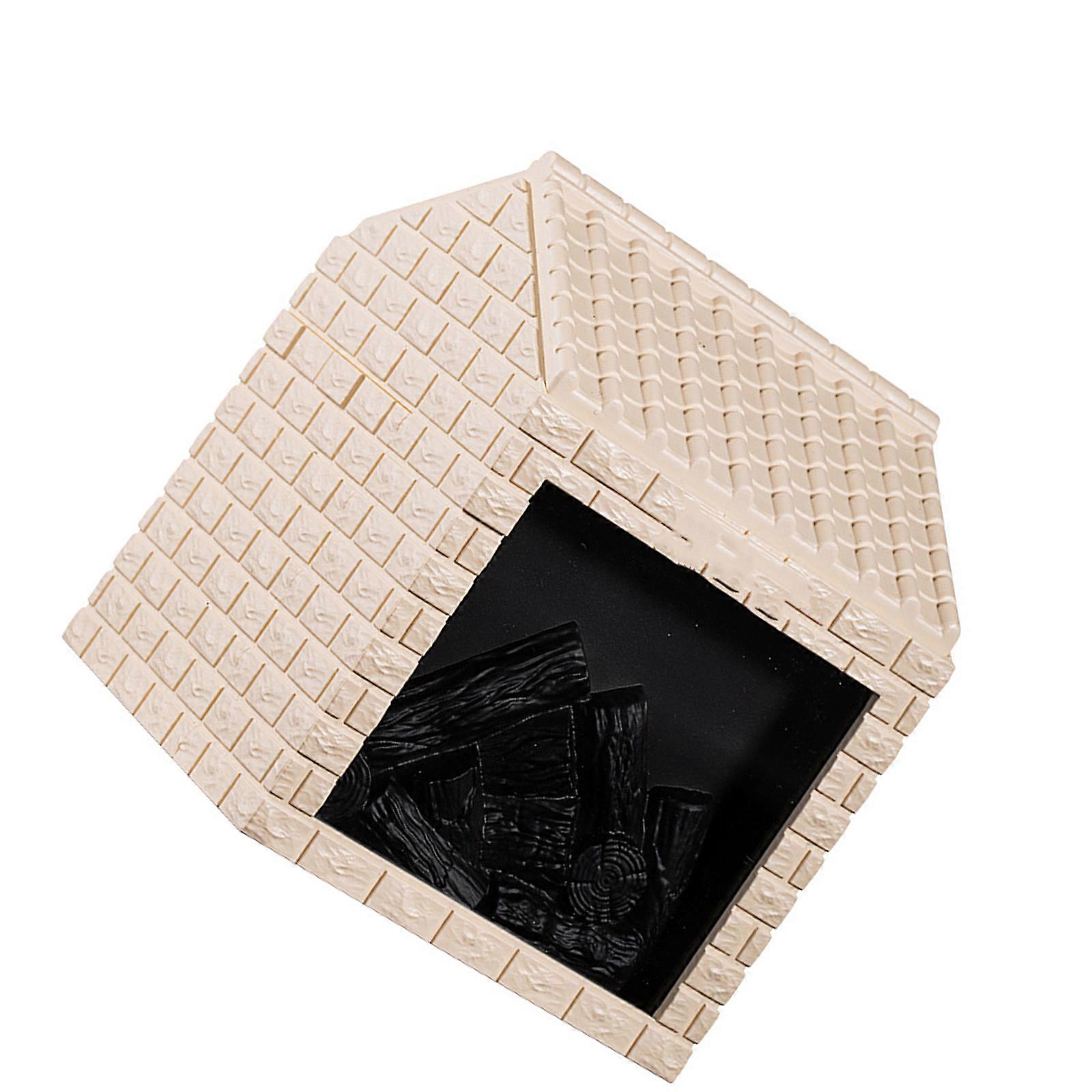 Quiet Sprays Fireplaces Flame Air Diffuser With Led Light Charcoal House Humidifier Diffuser for Bedroom Study Kids Room  Yellow