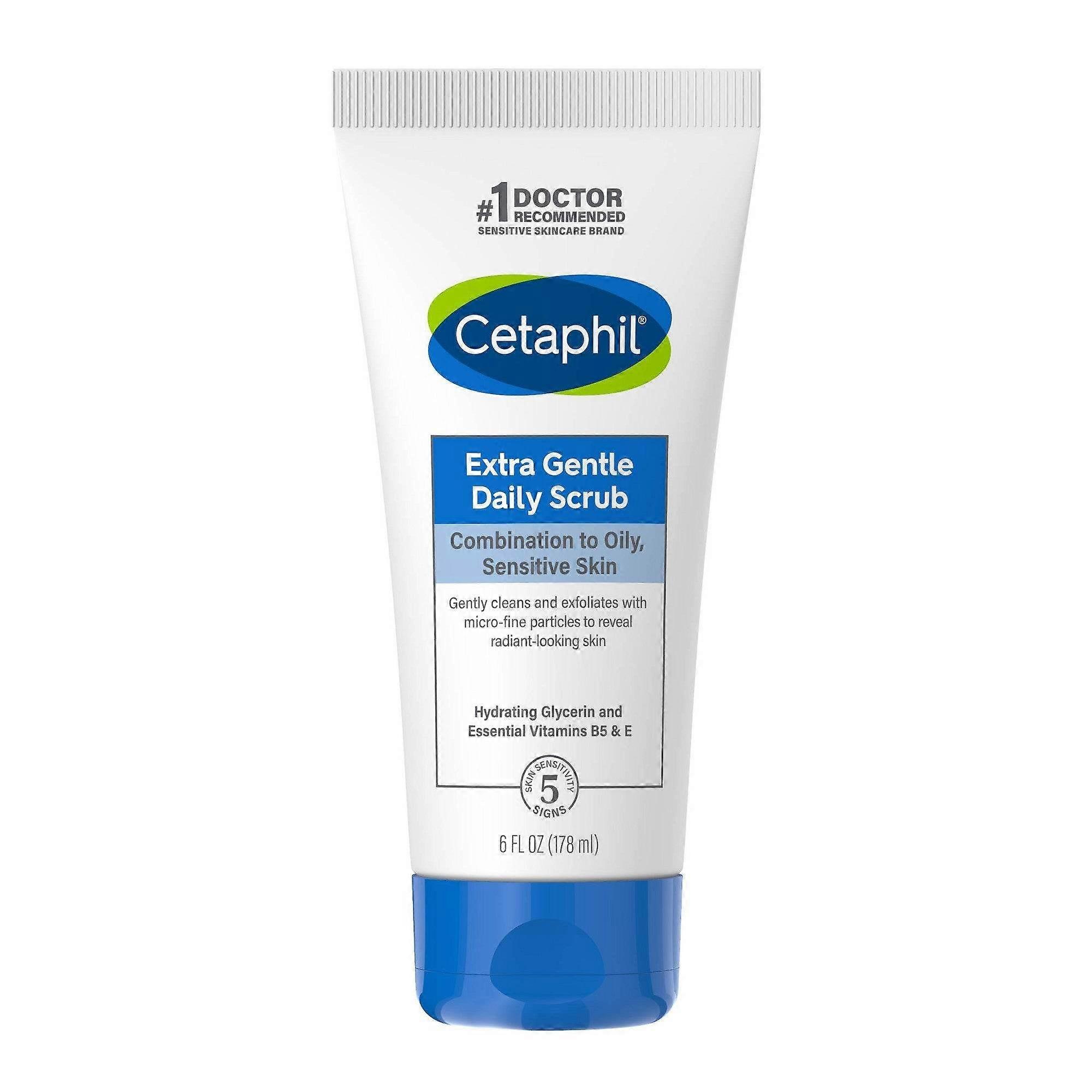 Cetaphil Extra Gentle Daily Face Scrub, 6 Oz