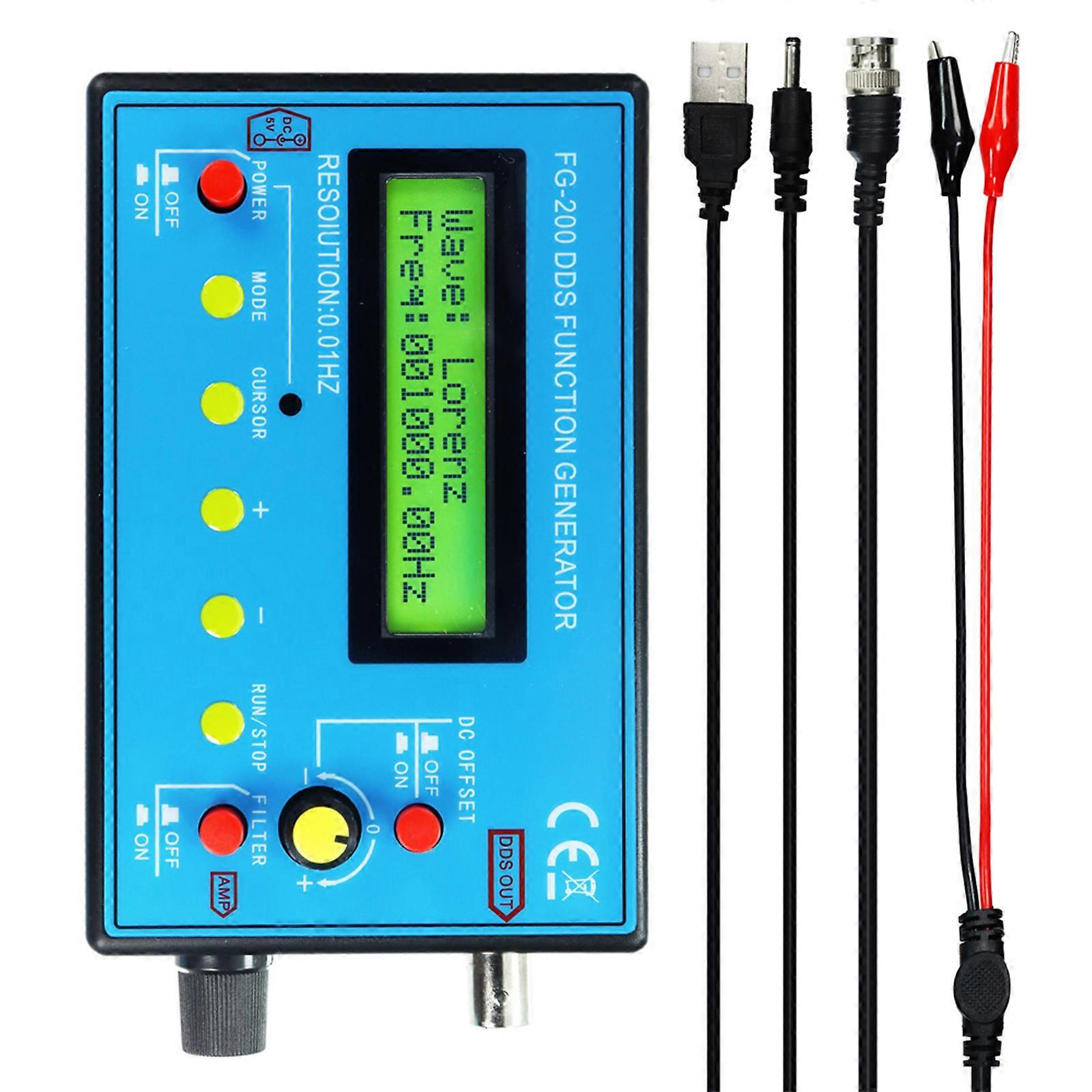 Advanced Schumanns Resonances Generator with 15 Programmable Waveforms for Scientific Research Applications Multicolor