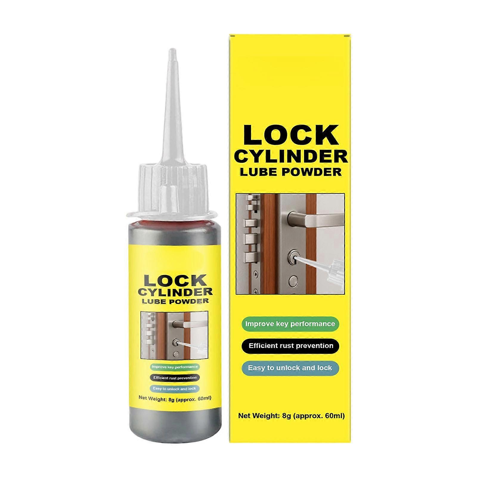 Against Oxidation Lock Lubricating Powder Reduces Resistance By 50% Using Blacklead Formula Exemplary For Telecommute Car Latches Multicolor