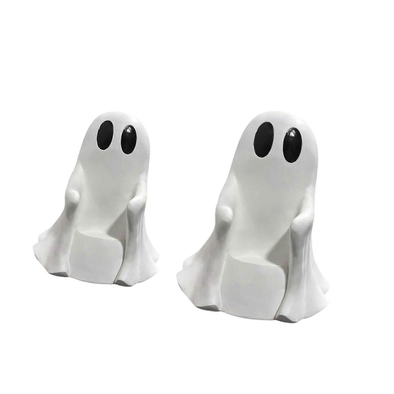 Ghosty Shape Drink Holder Halloween Table Decoration Resin Beverage Rack Party Display Desk Beverage Stand Multicolor