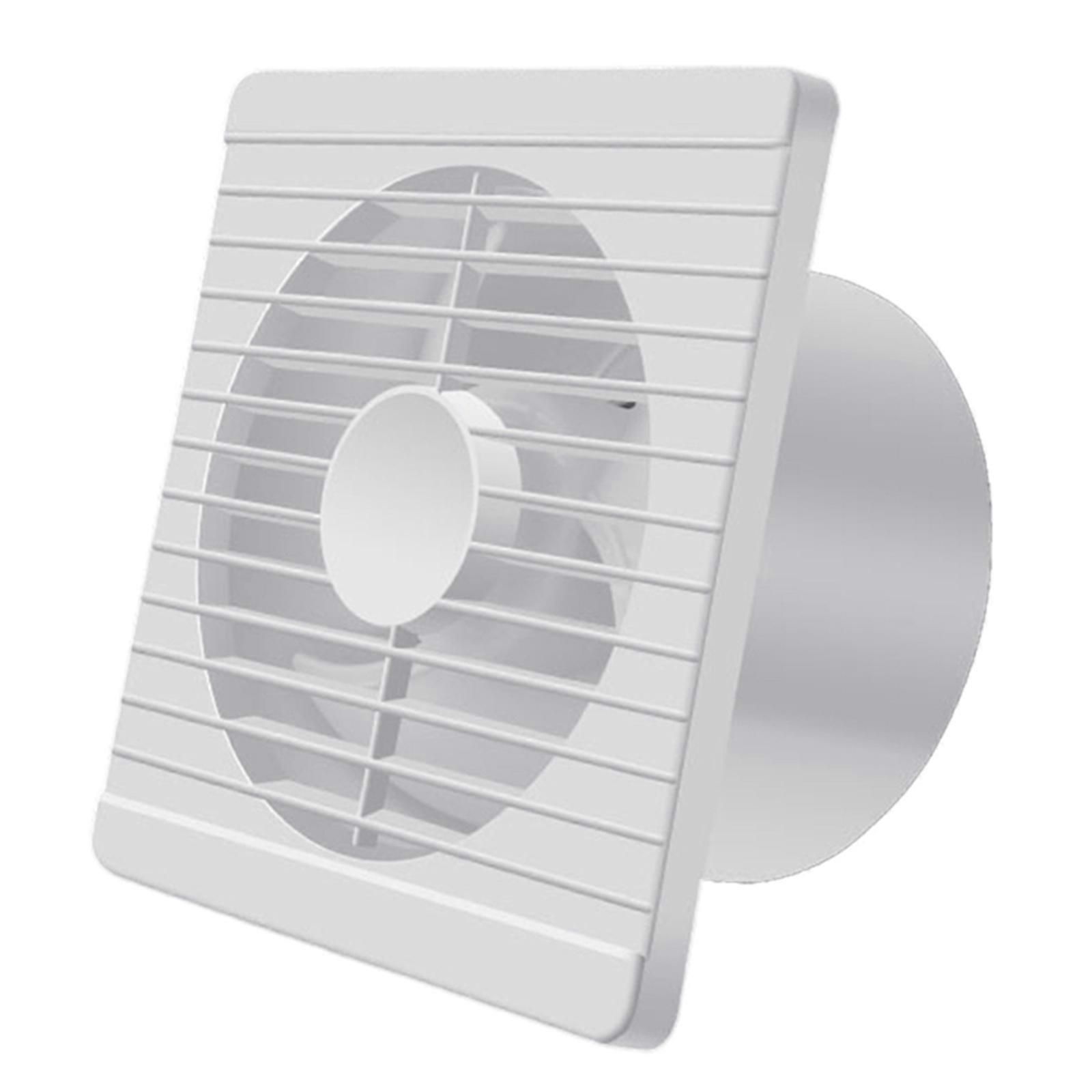 Low Noise Ventilation Fan Exhaust Fan Attic Pipe Ventilation Extractor for Window Wall Ceiling Mount Easy to Use Multicolor