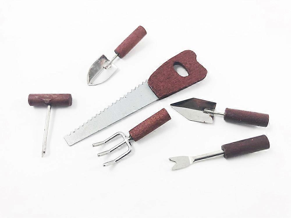 الدمى البيت مجموعة من أدوات حديقة عامل & رأى مصغرة المرآب سقيفة التبعي 