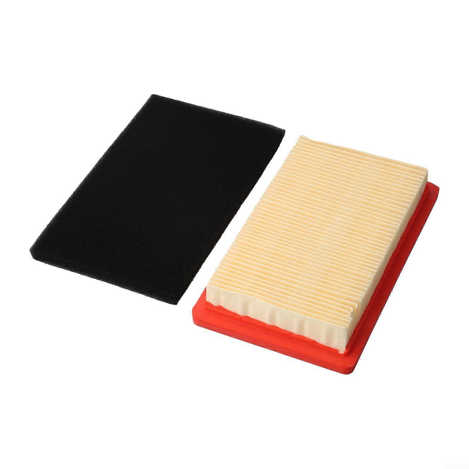 Air Filter and Pre Filter Set for Lawn Mower, 2 Pack Sponge & Plastic Replacements 9414701/02