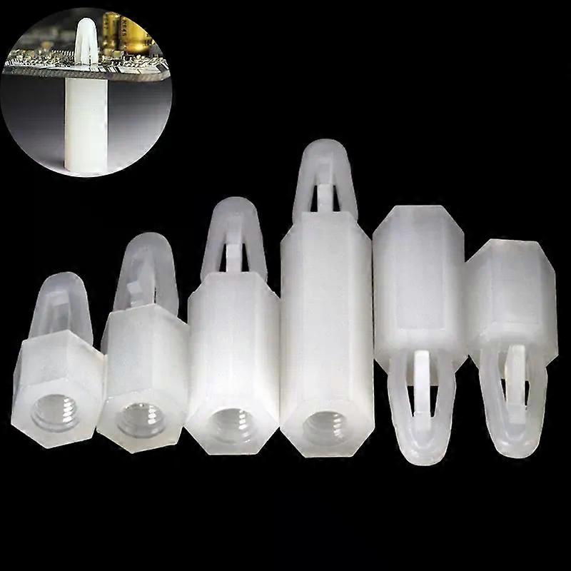 M3 M4 Nylon Standoff Post Hexagonal Threaded Screw Spacer for PCB Computer Motherboard Circuit Board Fixed Clip Pillar Spacers