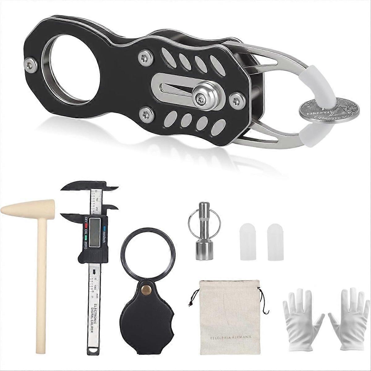 Gold & Silver Coin Tester, Coin Verification Through Tapping Resonance and Size Comparison for Gold