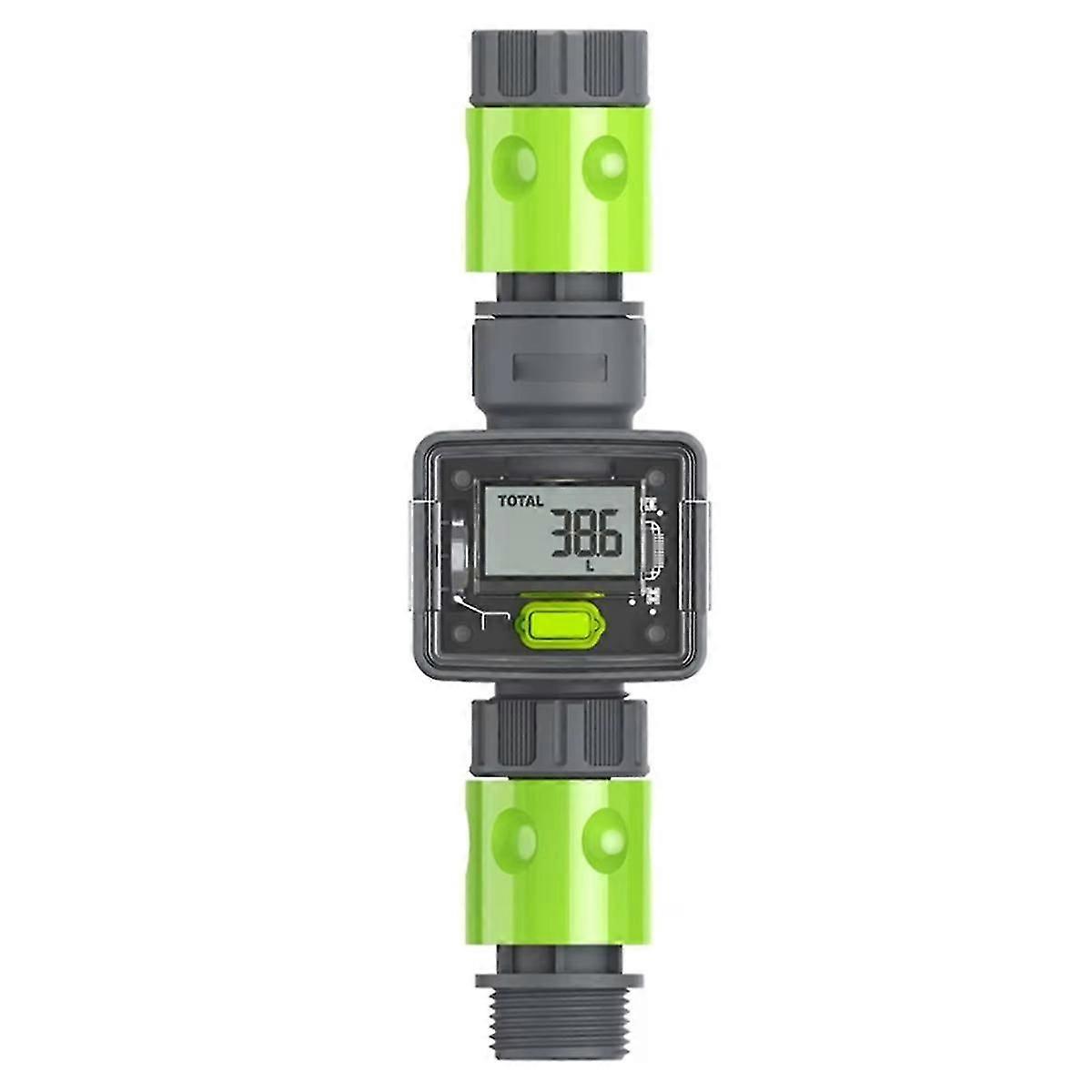 Ψηφιακός μετρητής ροής νερού IPX6 υπαίθριος υπολογιστής κατανάλωσης νερού μανικών κήπου