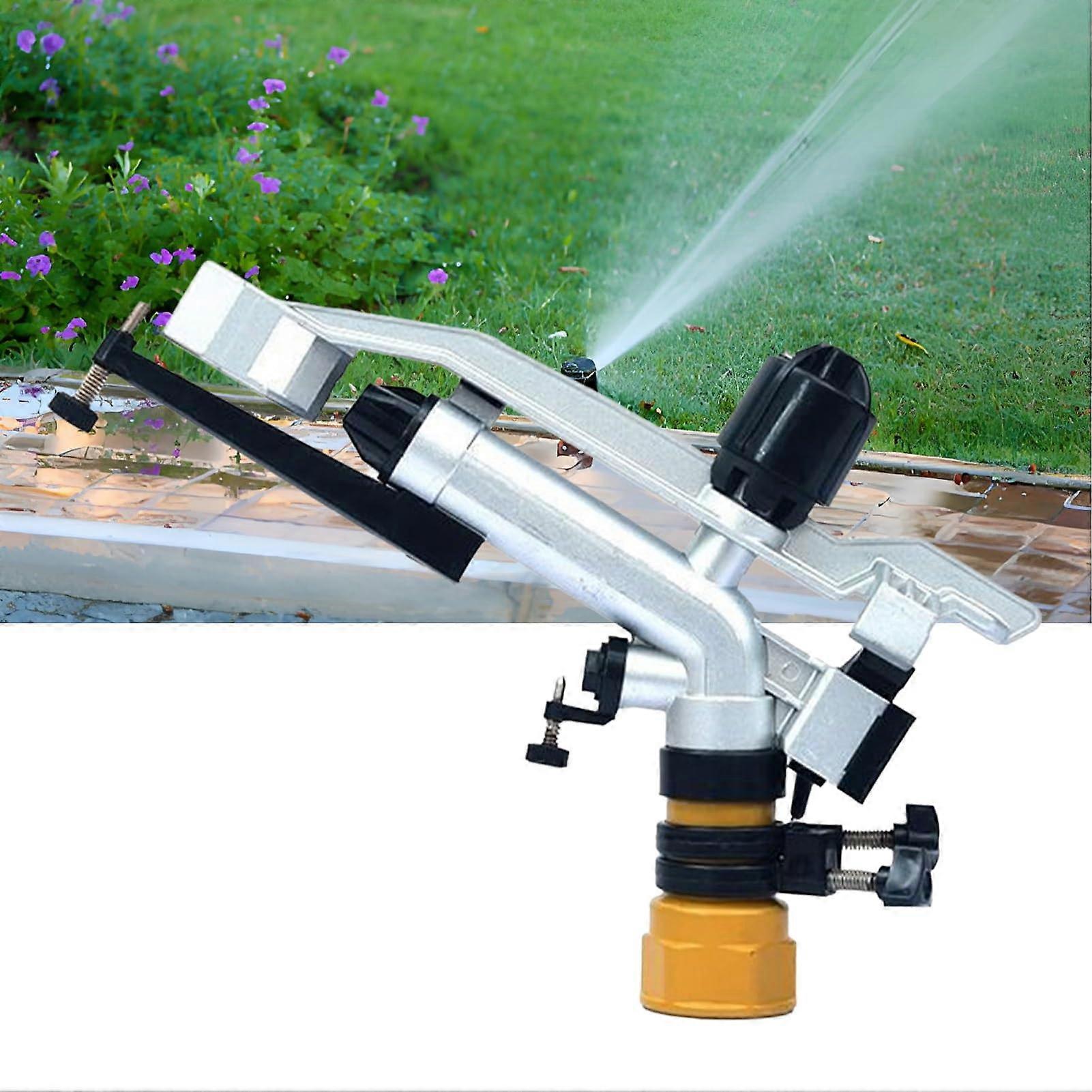 Automatic Rotating Sprinkler 6580m Large Coverage 360° Adjustable Nozzle for Garden Irrigation