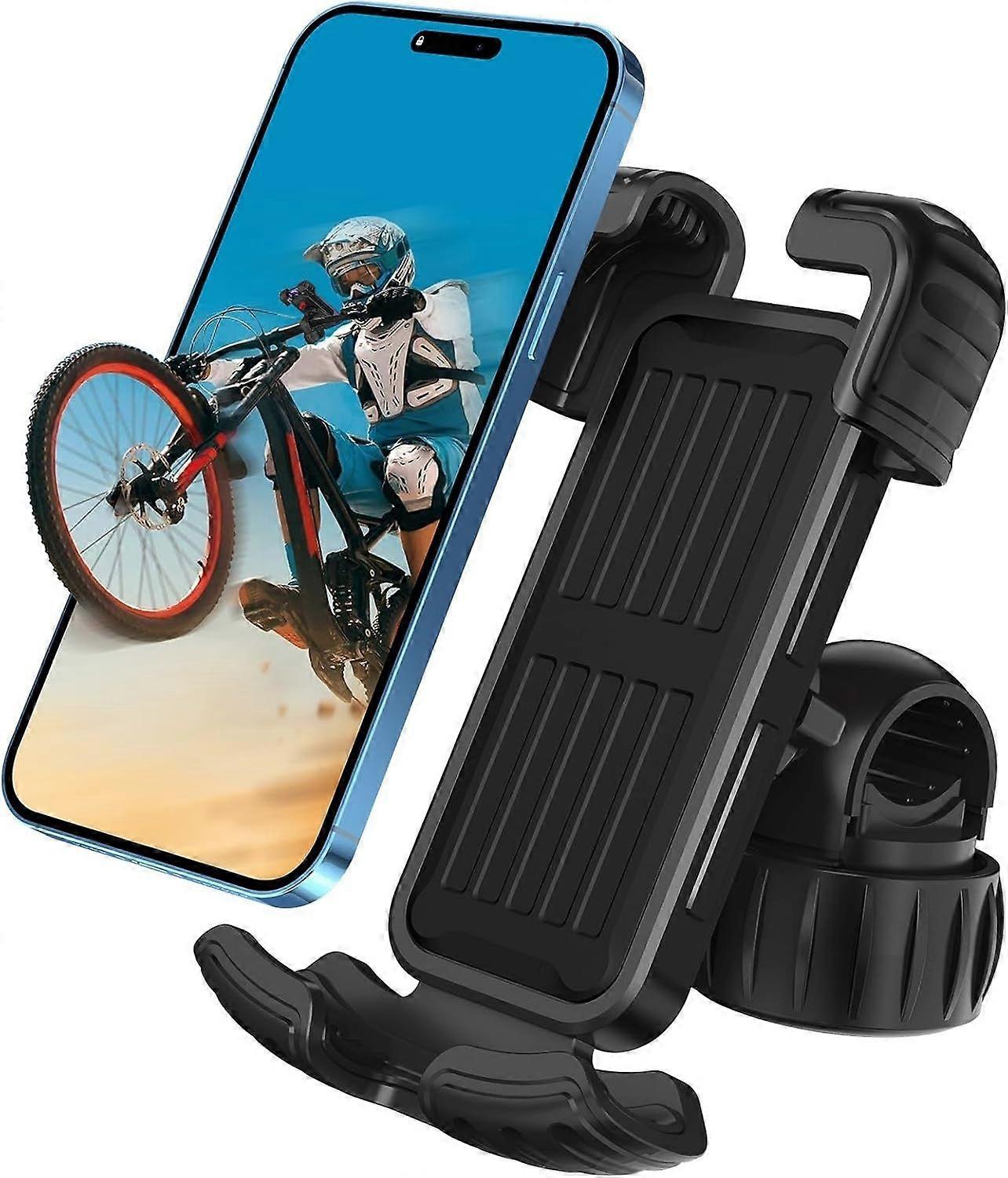 Bicycle Cell Phone Holder, 360 Degree Adjustable, Quick Mount, Bicycle Handlebar Cell Phone Holder