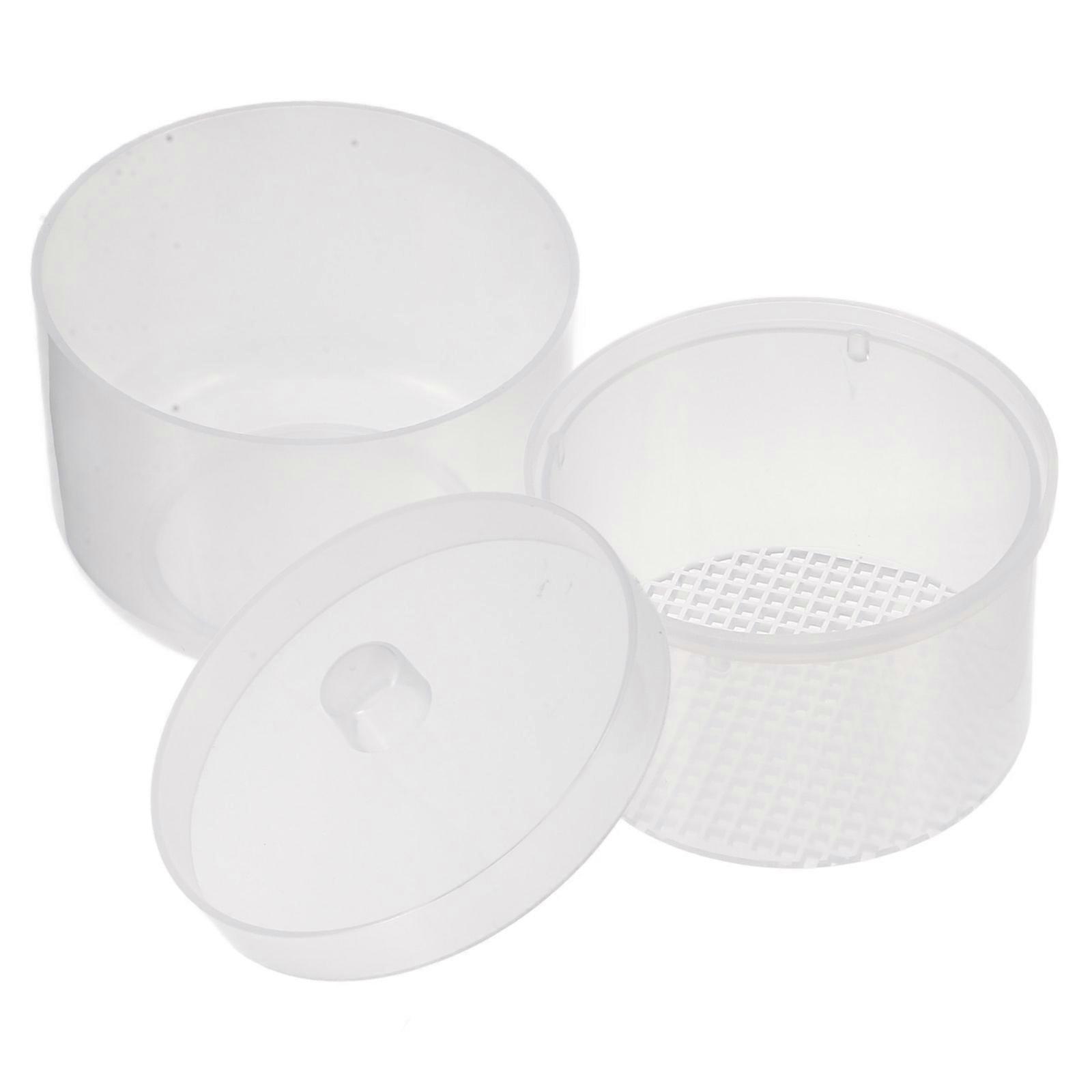 Nail Art Tool Cleaner Tray Plastic Organizer for Manicure Tools 1Set