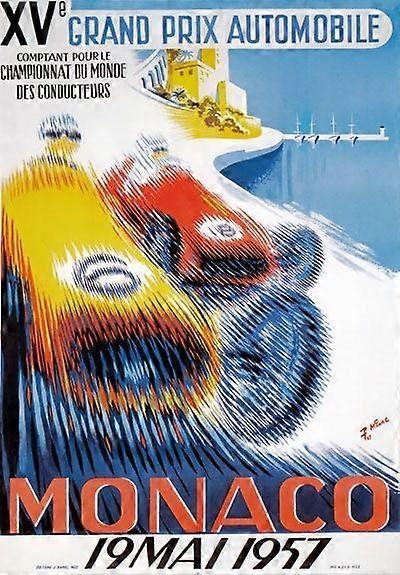 Monaco 1957Stress Reliever Jigsaw Puzzle EB 2514