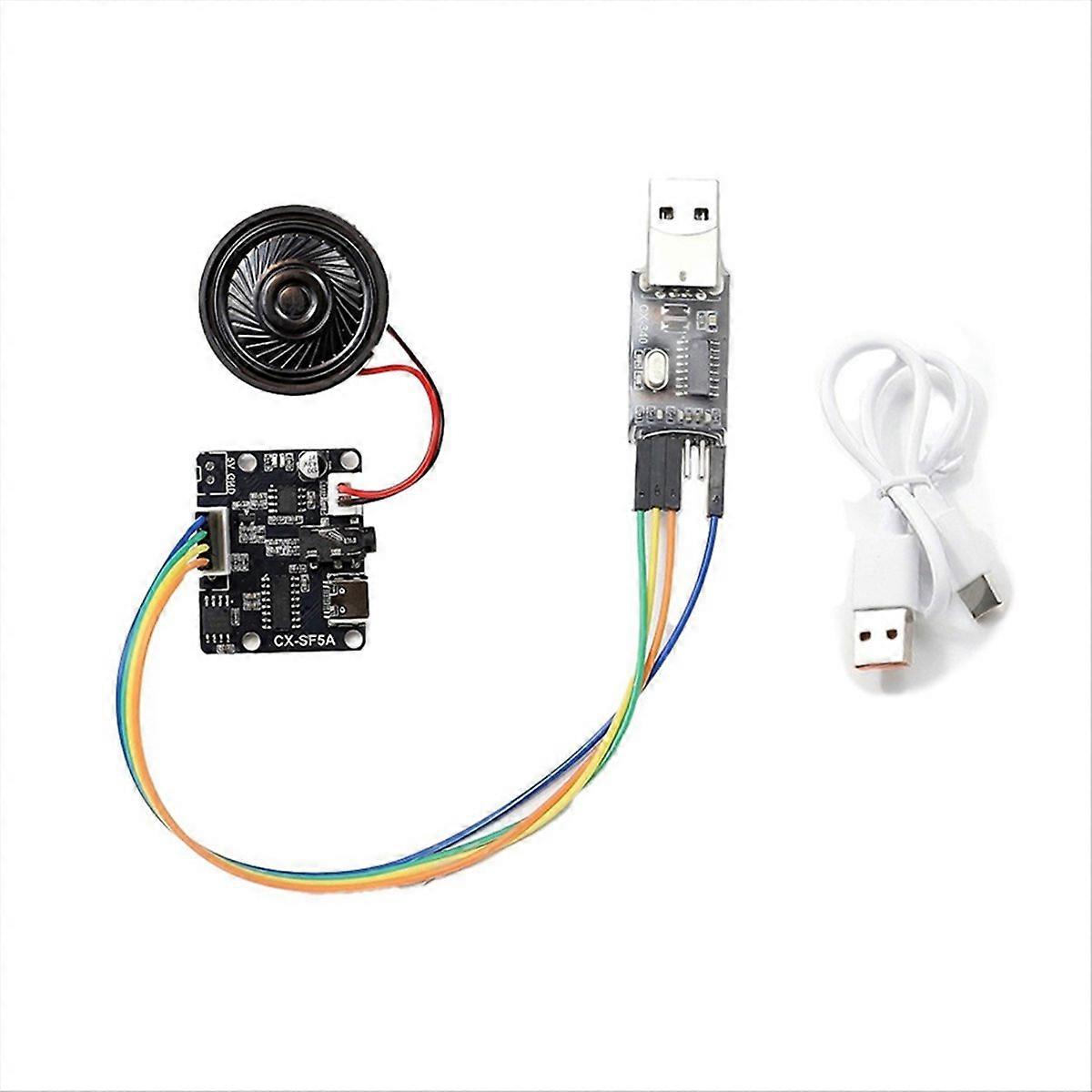 -SF5A Serial Port MP3 Voice Chip Module Voice Broadcast Custom