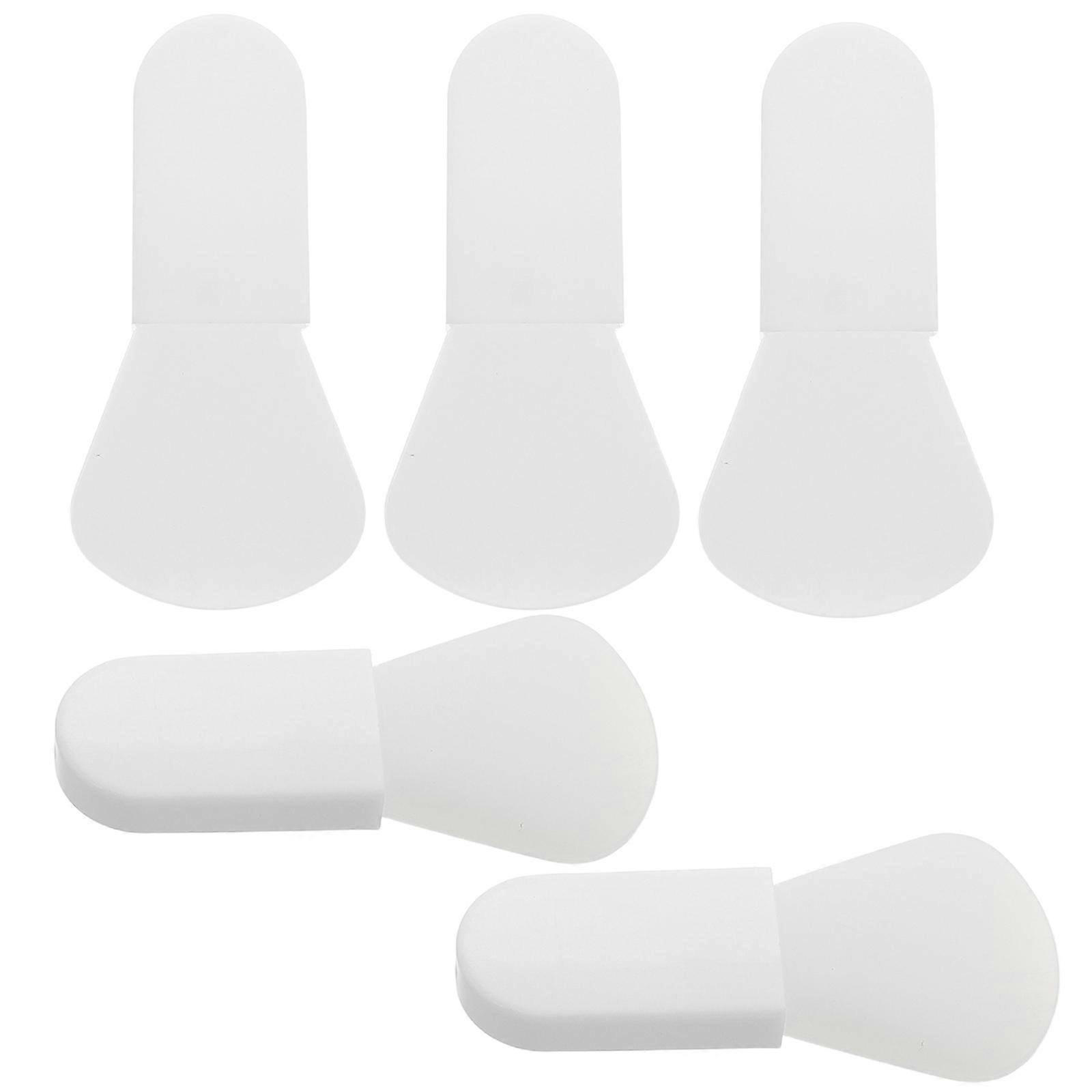 White Silicone Face Mask Applicator for Cream Application 15Pcs