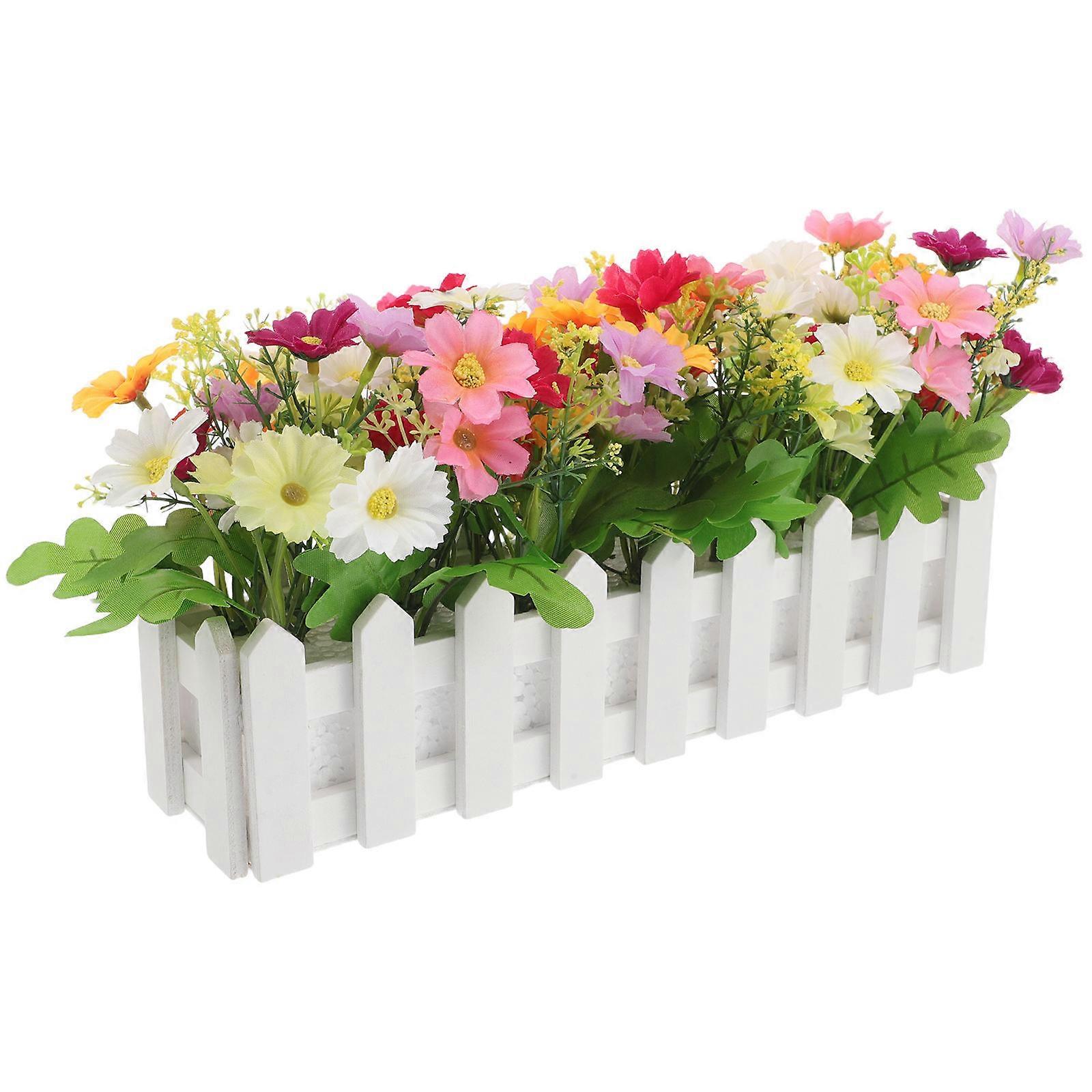 Artificial Daisy Flowers for Outdoor Garden Decor with Material