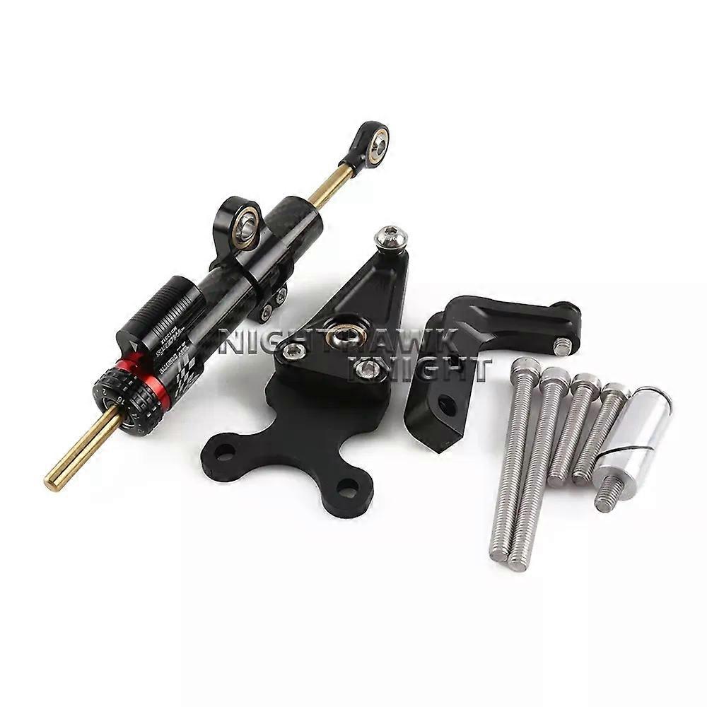 New Steering Damper For HONDA CBR650R 2019 cbr650r 2020 2021 2022 2023 Motorcycle Adjustable Steering Stabilizer Damper Bracket