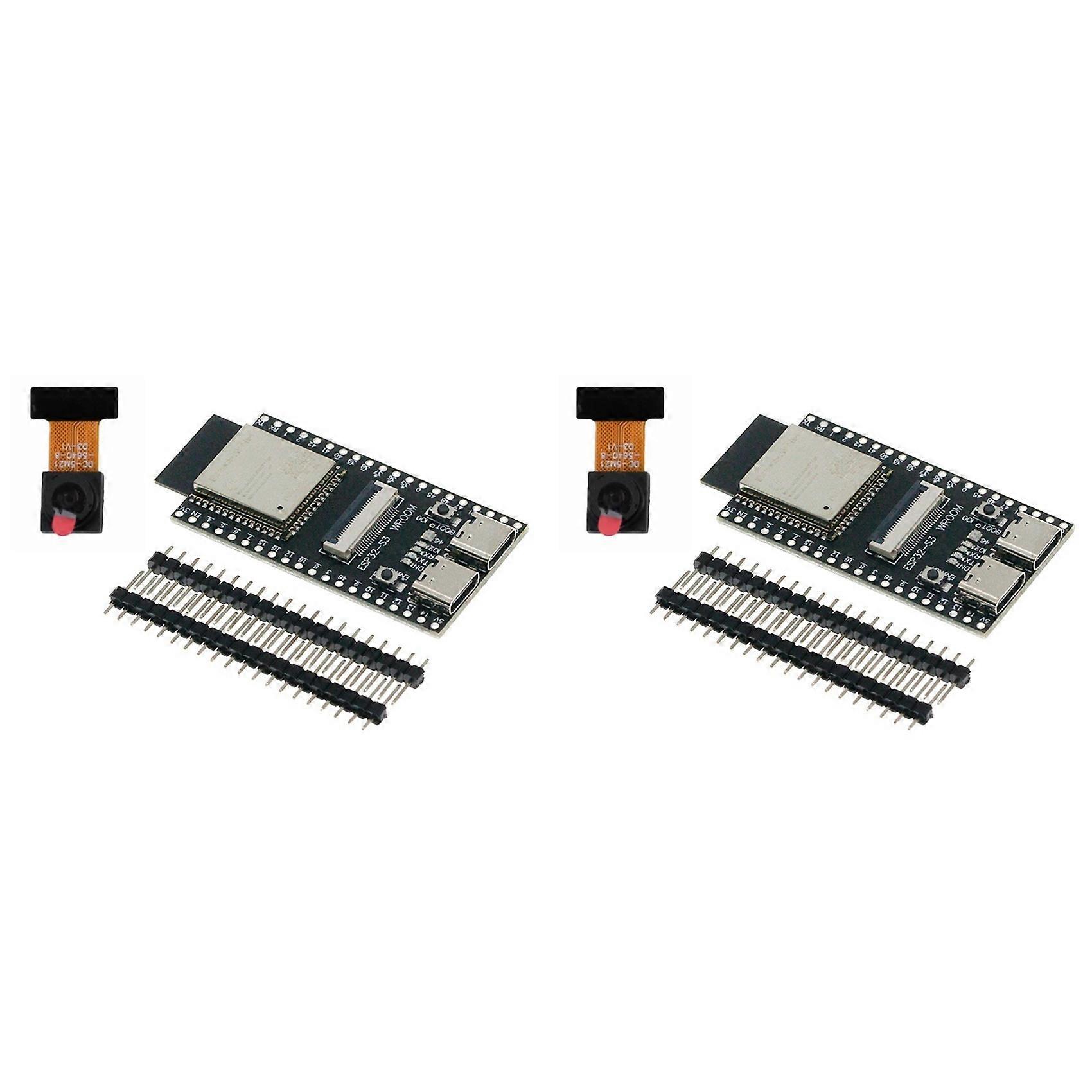 2X ESP32-S3 WROOM N16R8 CAM Development BoardWiFi Bluetooth Camera Module Onboard ESP32-S3-WROOM-1 N16R8 with OV5640