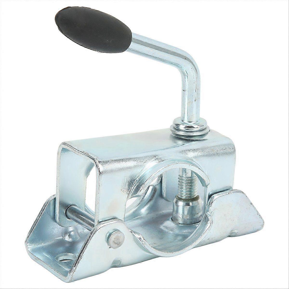 Clamp Split Fixing Bracket Trailer Jack Wheel Split Clamp Prop Stand Support Mount for 48mm/1.89in