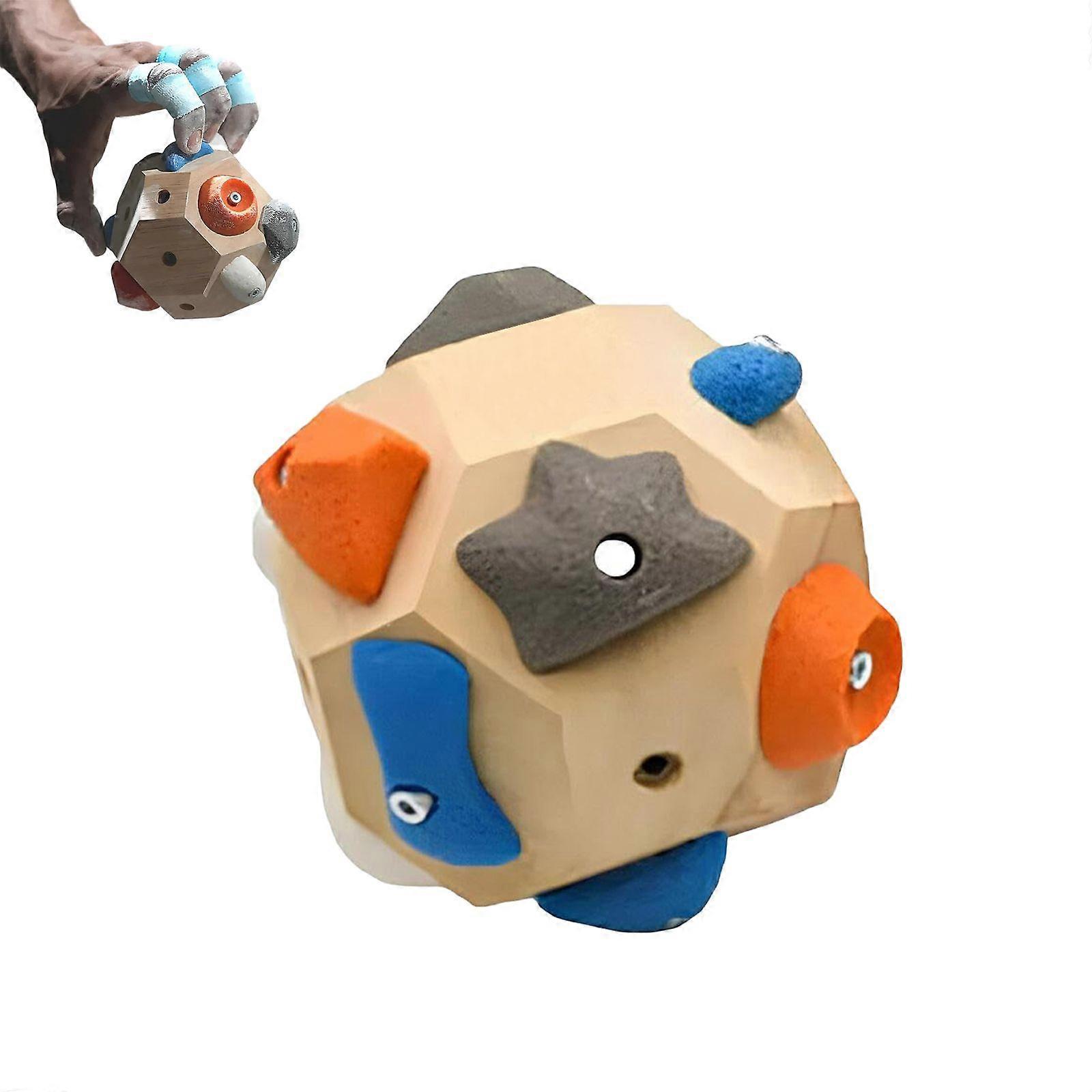 Handcrafted Boulder Block: Build Strength and Precision,  Rock Climbing Training Balls