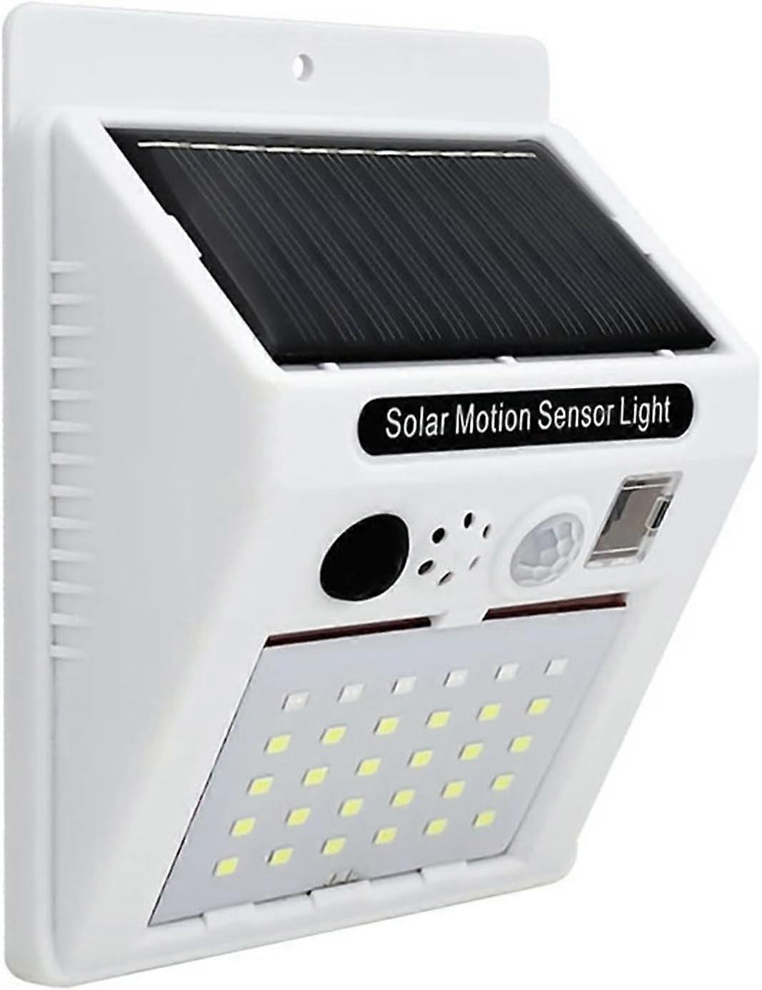 Solar Outdoor Light with Motion Detection and Remote Alarm - Human Sensing Decorative Garden Light, Weatherproof, LED