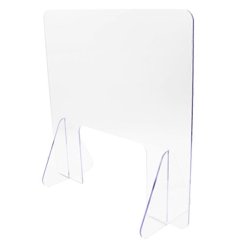 Sneeze Guard Shield for Tabletop Acrylic Transparent Easy to Install and Clean 23.6x15.7 Inches