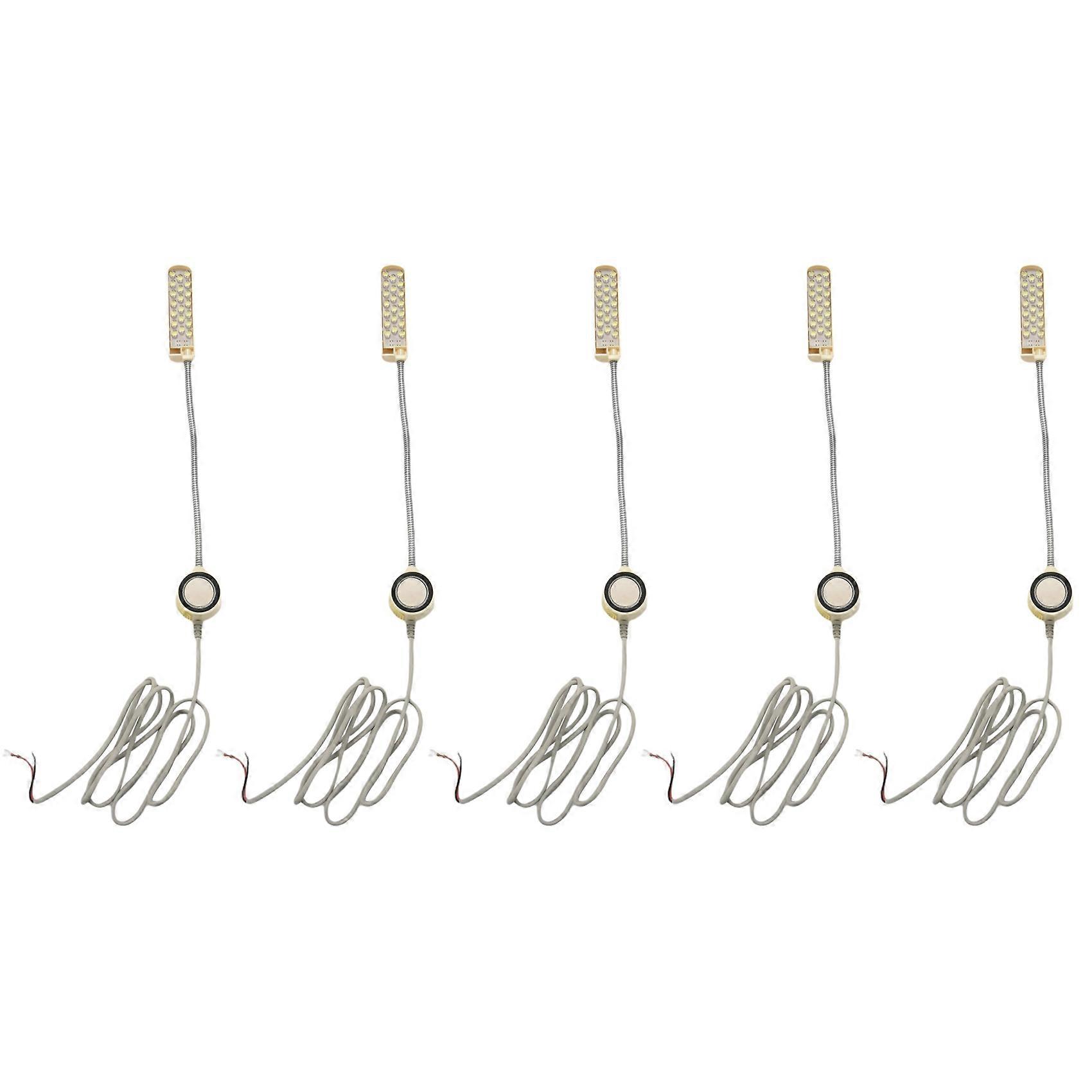 5X 20 LED 220V Sewing Machines Working Lamp Magnetic Type LED Light