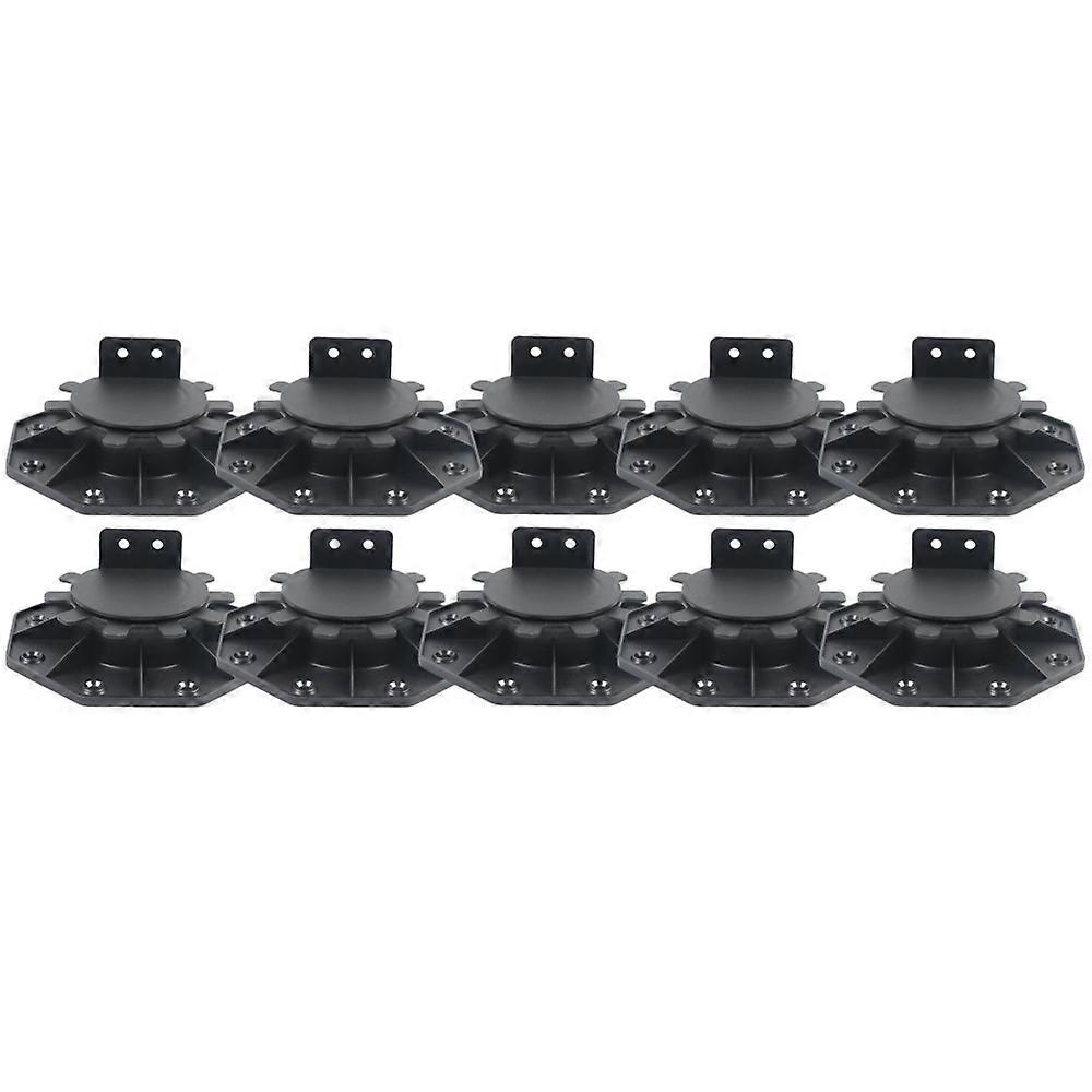 10X Adjustable Decking Pedestal Riser Bearing Support 18-30mm