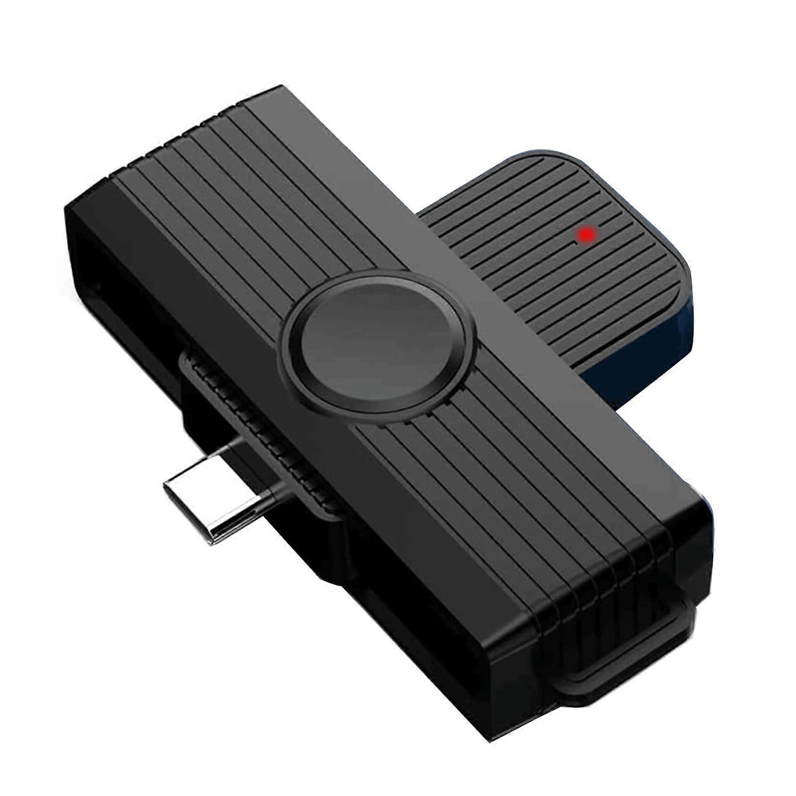 USB C Smart Card Reader with Fast Identity Verification, Foldable Design, MultiCard Compatibility