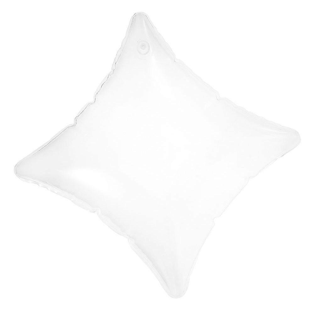 Transparent Inflatable Pillow  Ultralight Comfortable Blow Up Camping Pillow for Travel Hiking Transparent Inflatable Lumbar Support Pillow