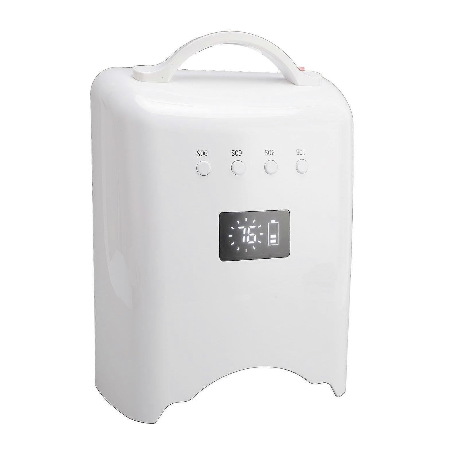 LED Nail Lamp with Smart Sensor and Adjustable Timer for Gel Polish Curing, US Plug