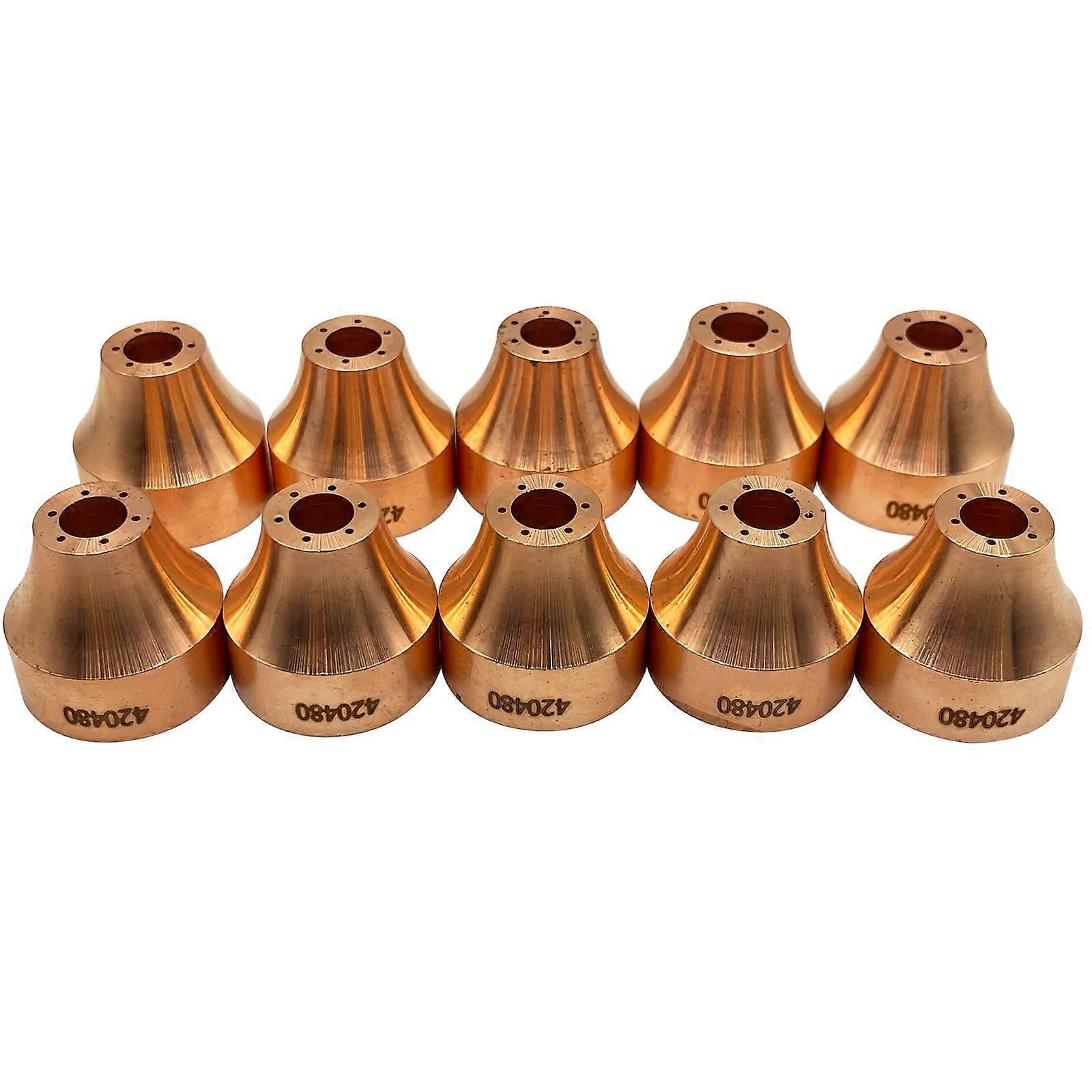 10Pcs 420480 Plasma Cutter Consumables Shield for PMX 45XP 65 85 105 Torch Replacement