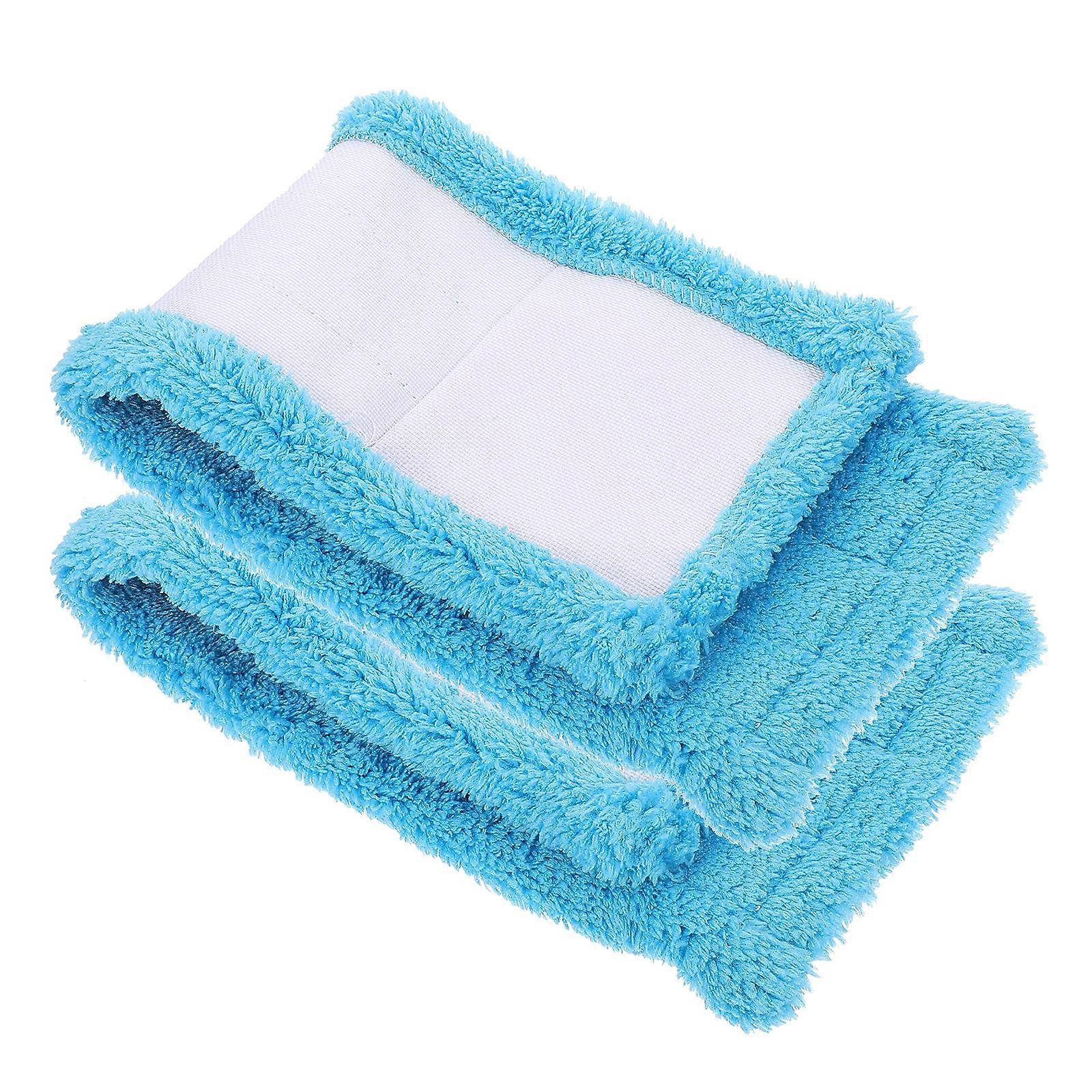 Microfiber Mop Head Refill for Floor Cleaning 2Pcs Blue Mop Head Covers