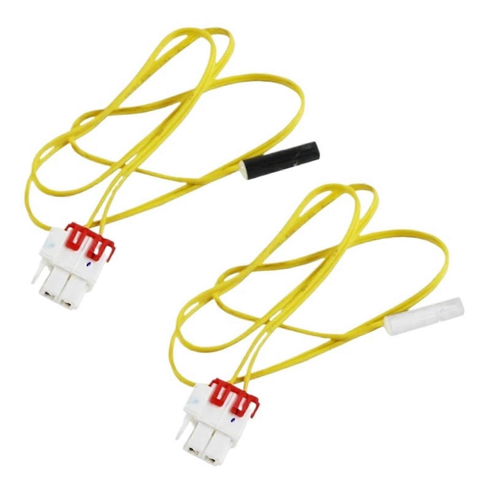 2PCS Refrigerator Defrost Sensor Probe 5K Fridge Temperature Controller Replacement Parts