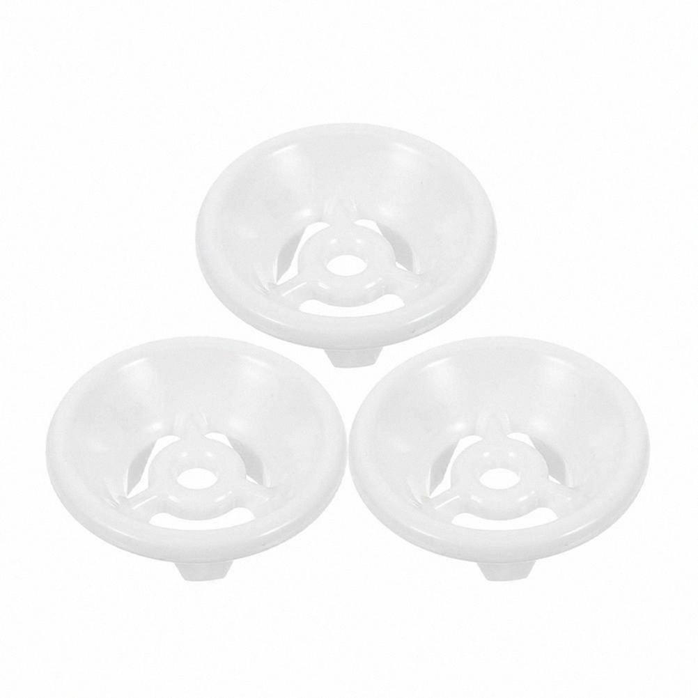 3-Pack Plastic Urinal Drain Plug with Strainer for Bathroom Use