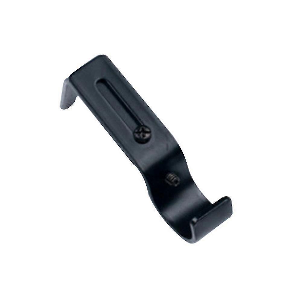 25-26 Adjustable Iron Window Curtain Rod Bracket Holder Drape Bar Fixed Hook Clamp