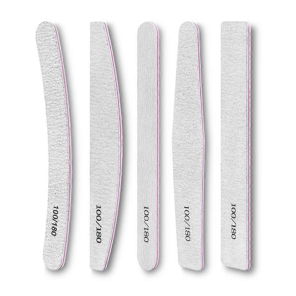 Mixed Color Nail Buffer Block Set 5pcs Professional Nail File Kit for Smooth Nail Surface