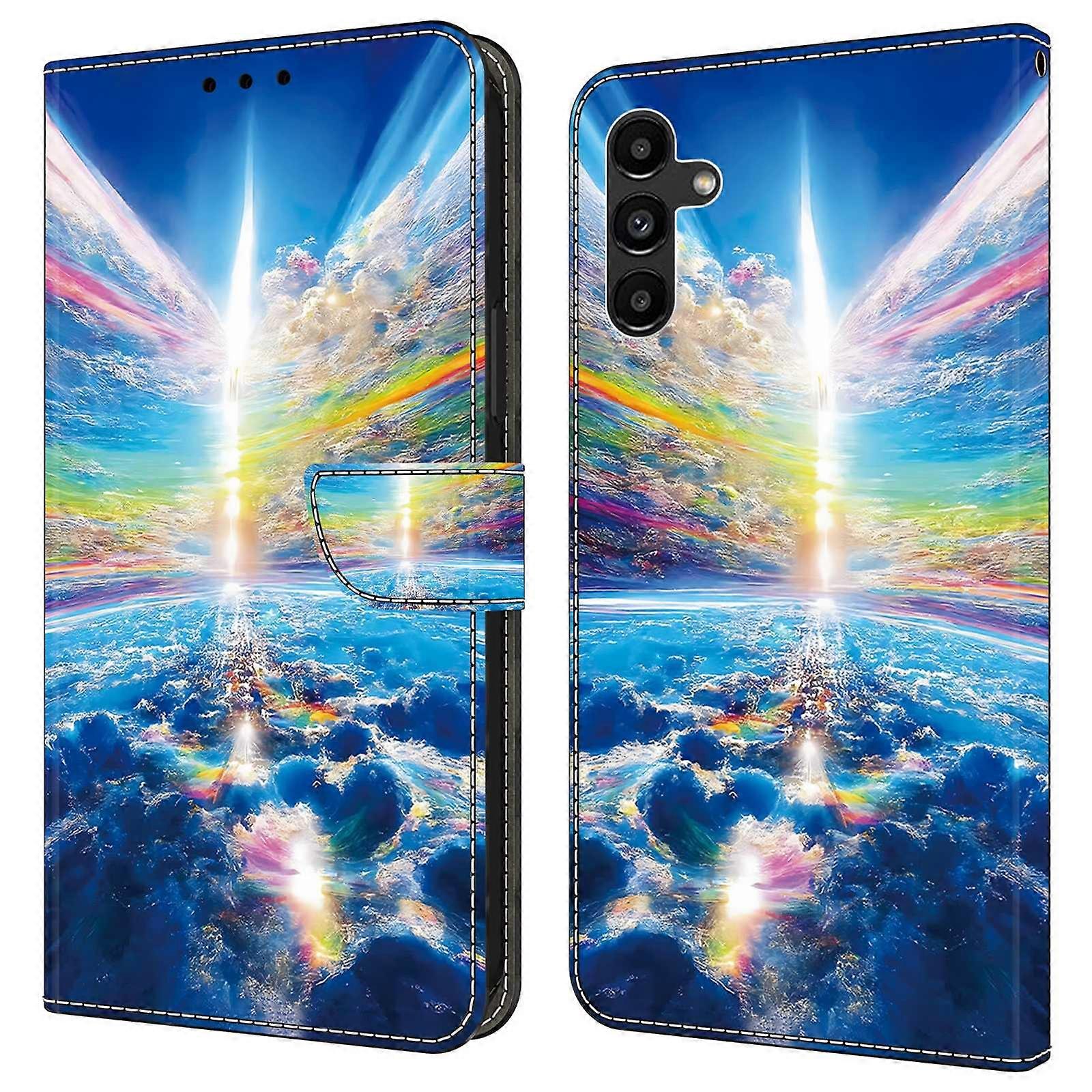 For Samsung Galaxy S24 Case Pattern Printing Leather Flip Phone Case