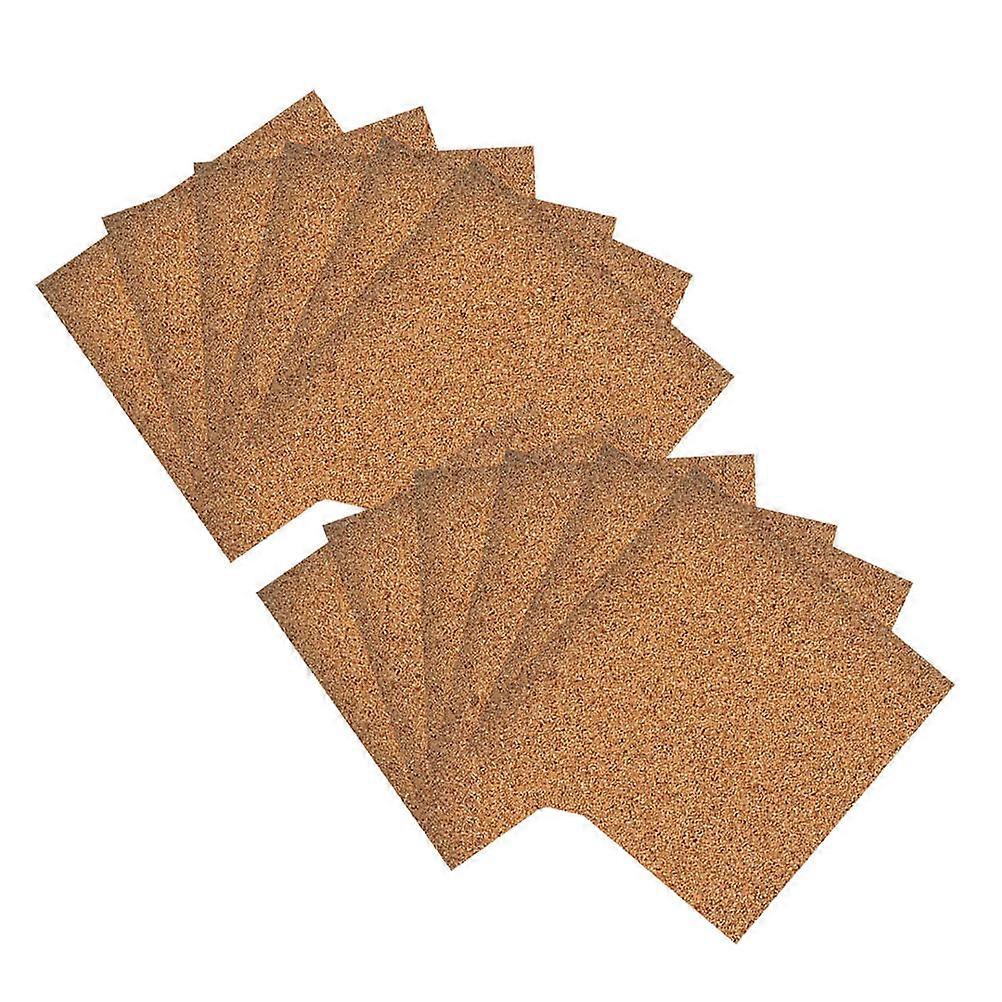 150Pcs Cork Coasters Square Heat-Insulation Cup Mats for Kitchen Use