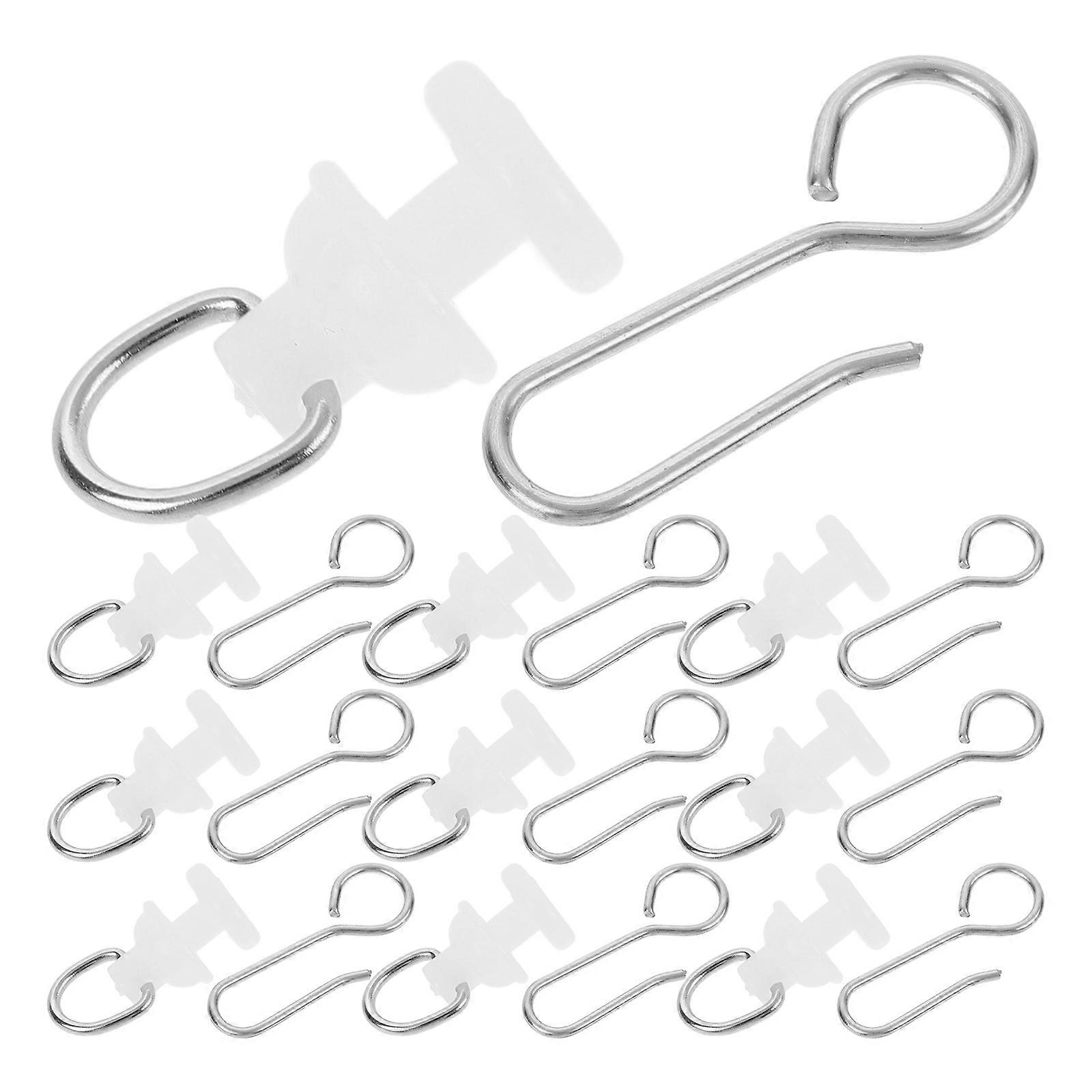 Sliding Pulley Curtain Gliders Hooks Set for Shower 1Set