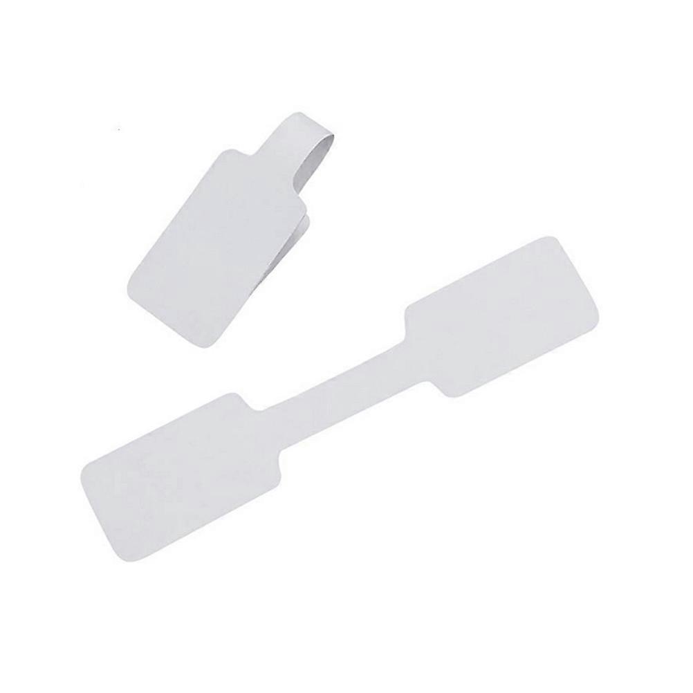 White Adhesive Labels Paper Tags for Necklace Display 200Pcs Pack