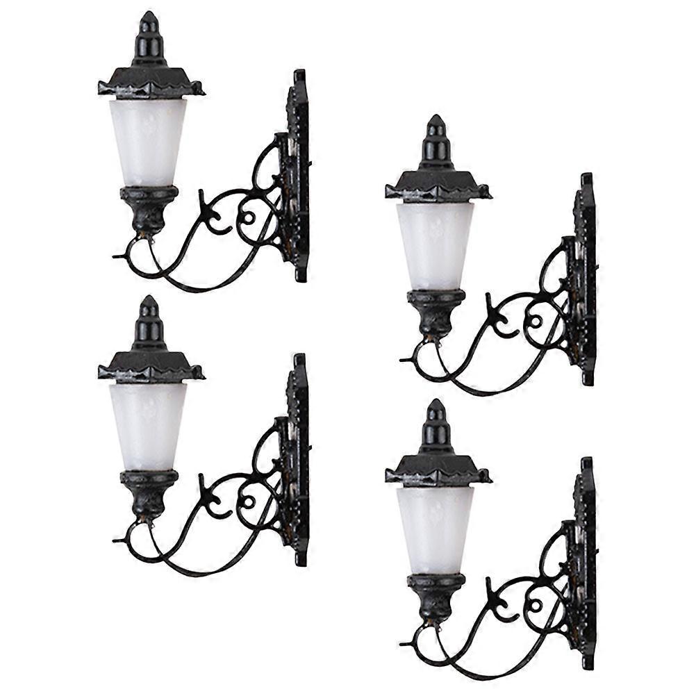 Mini DIY Wall Lights for Decor 16Pcs Black Tiny Luminous Lamps