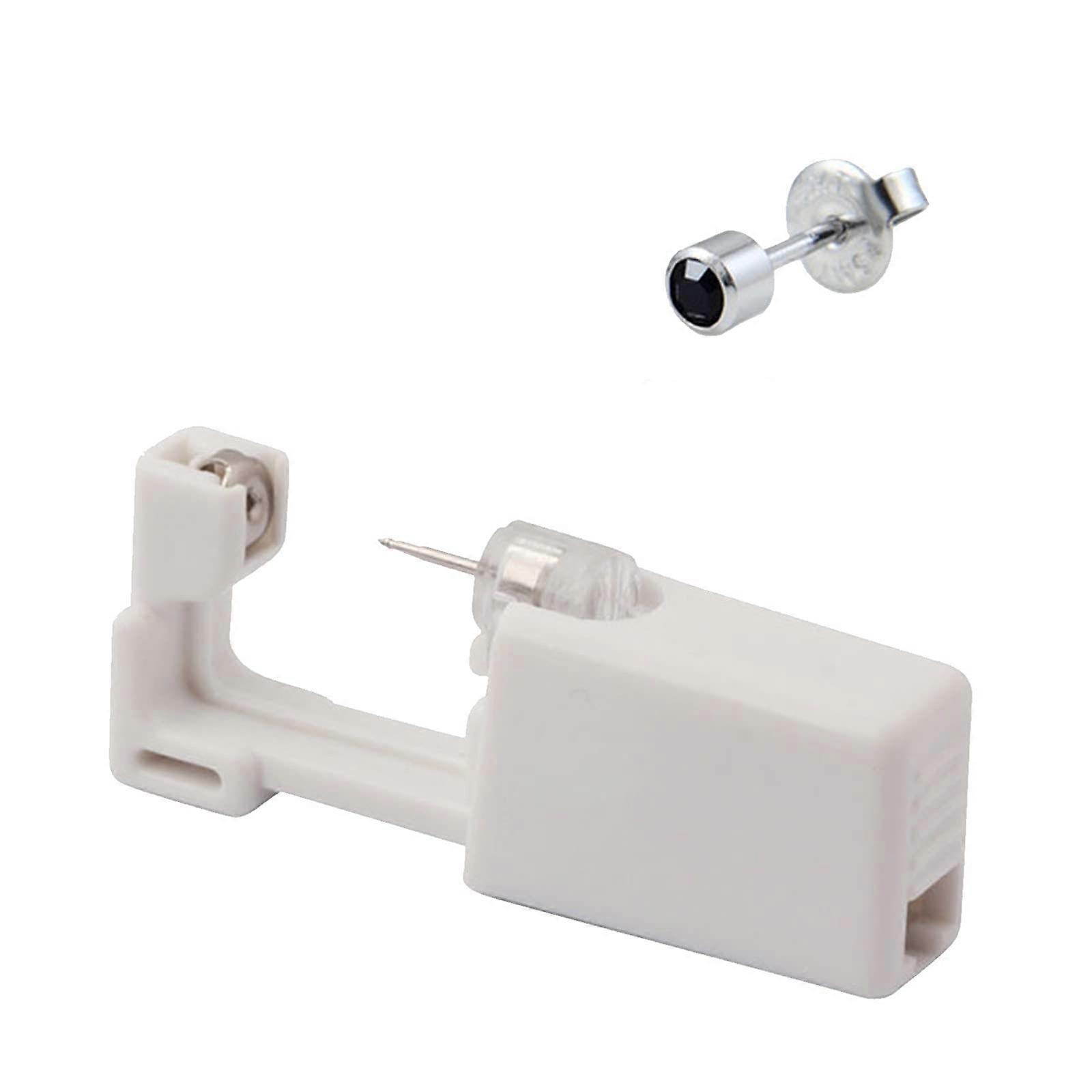 Ear Piercing Kit with Studs, Disposable Self Piercing Tool for Earlobe, Safety Home Use