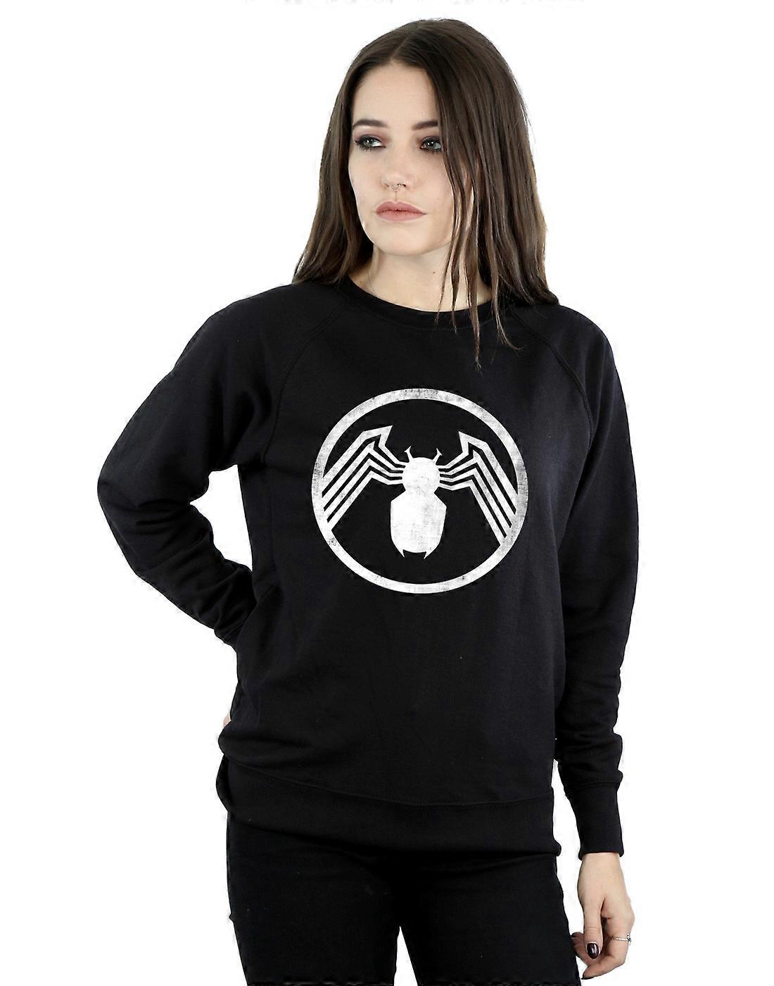 Marvel Women's Venom Logo Emblem Sweatshirt