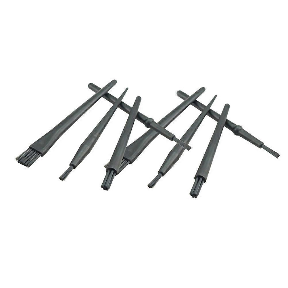 Esd Brush Round Handle Cleaning Brush for Rework Tool 24Pcs Black
