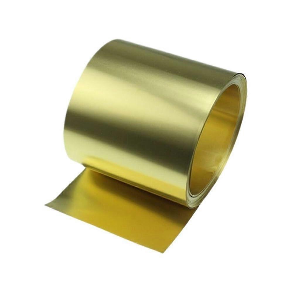 Brass Foil Sheet 0.05mm  Conductivity Thin Brass Sheet for Crafts Welding and DIY Projects
