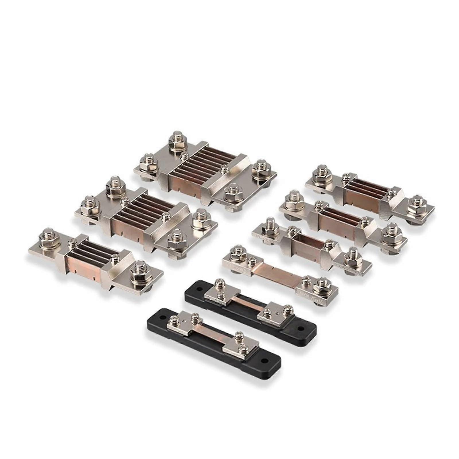 300A 75mV DC Current Shunt Resistor  Accuracy Manganin Copper for Ammeter