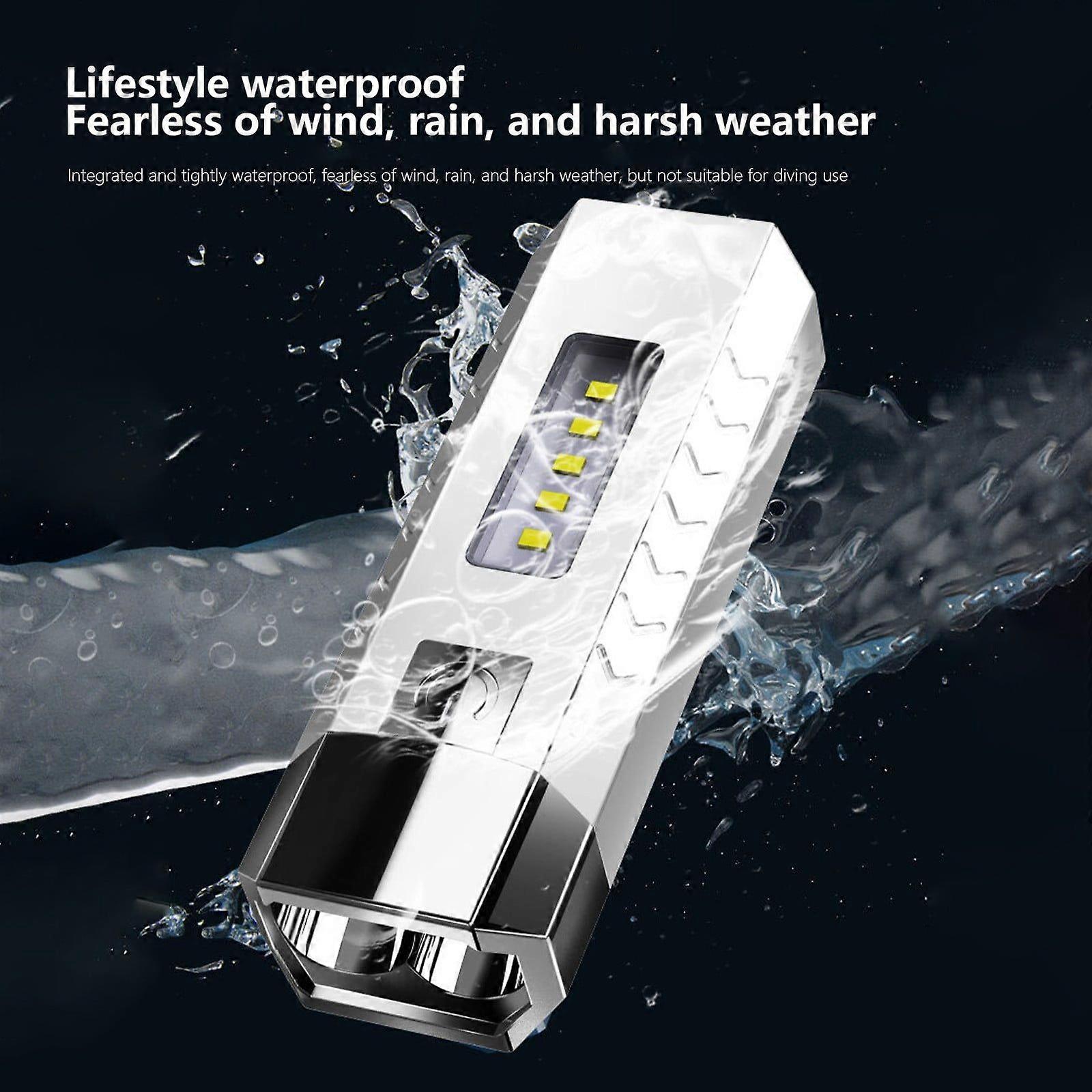 Light Source Outdoor LED Multi-functional Rechargeable Flashlight Bike Light